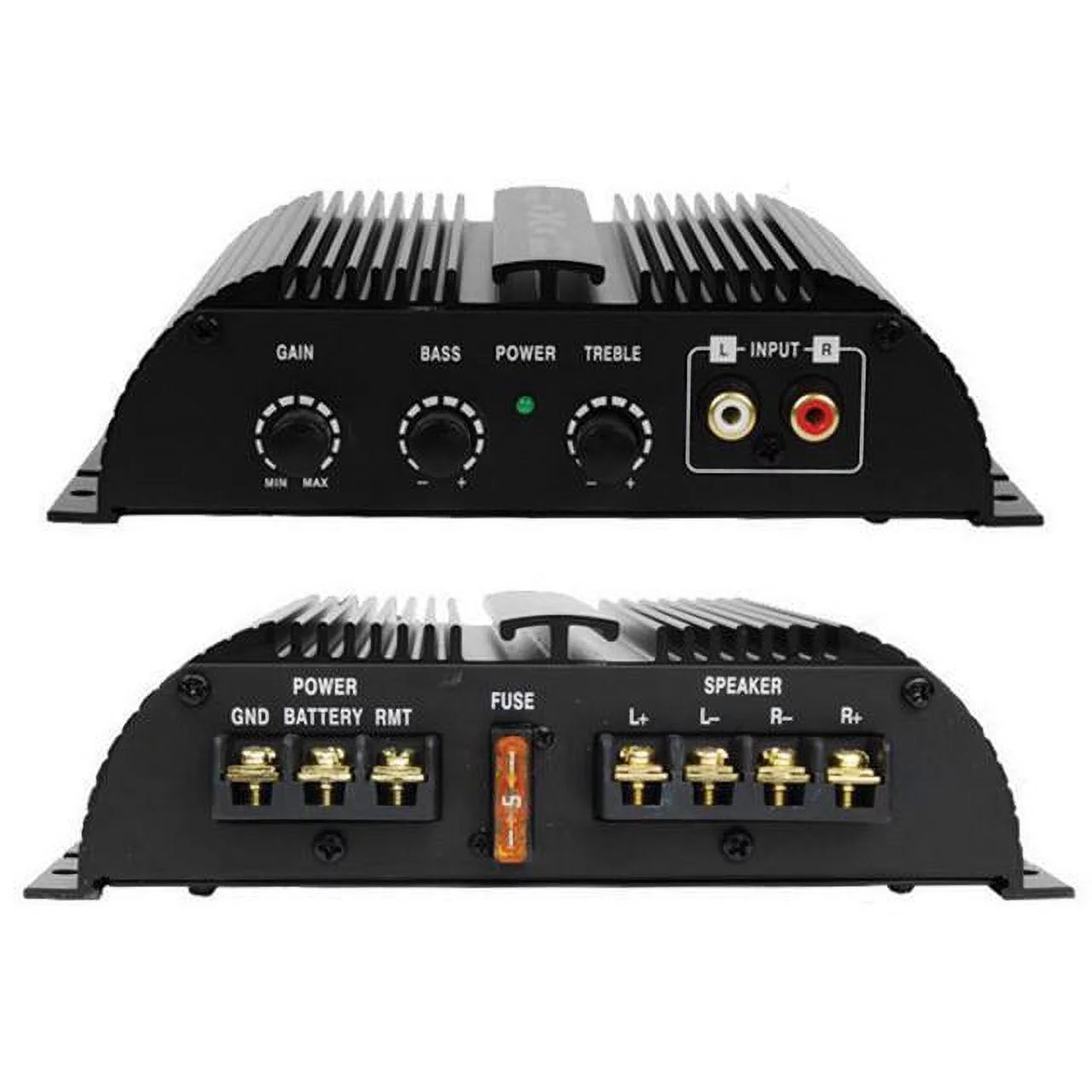 Xxx 2 Channel Ic Amplifier 200w Max  8.5in. x 6.5in. x 3in.