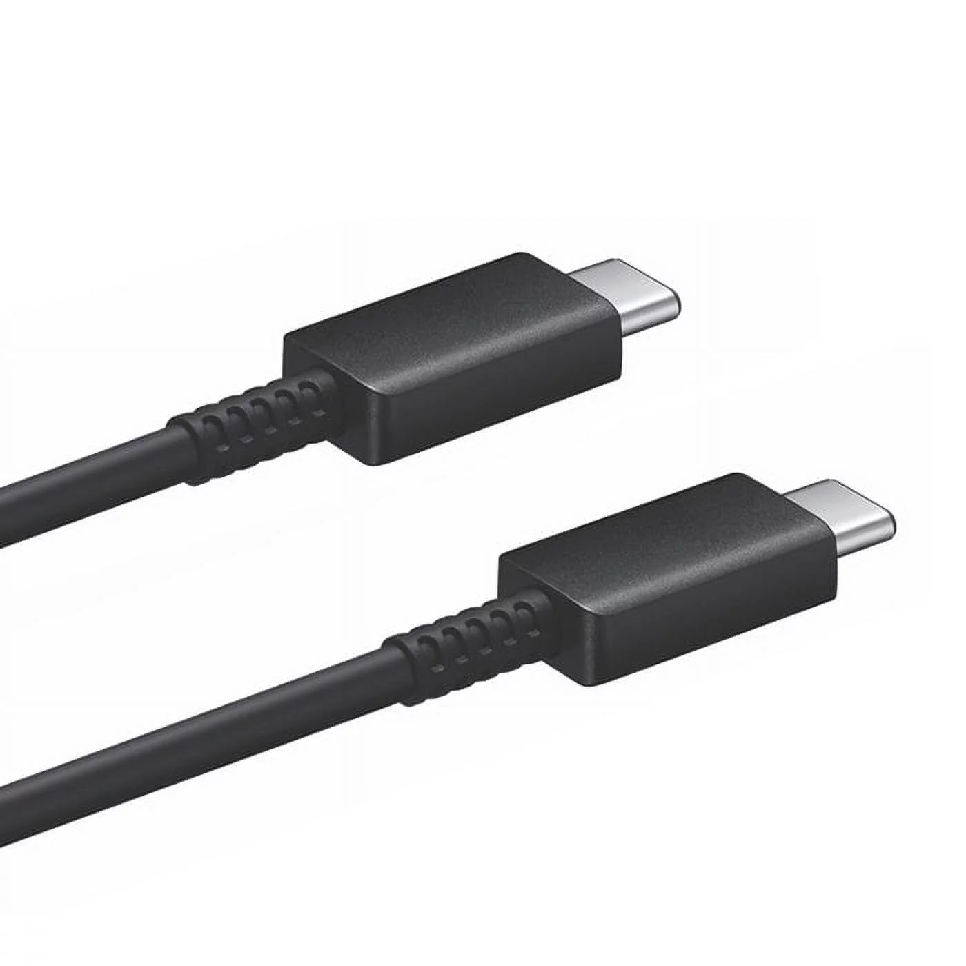 Original Samsung 45W Super Fast Charger And USB C Cable Compatible with Galaxy Tab S6 S7 S8 - Samsung wall charger with 45 Watt Super fast charge capability + USB-C to USB-C Cable, 3FT Black