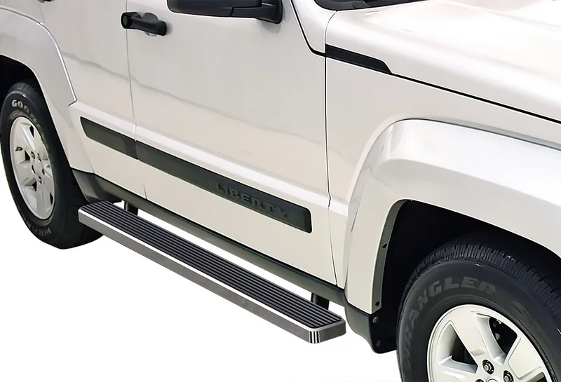2008-2013 Jeep Liberty Hairline Finish iStep 5 Inch Door to Door sidestep