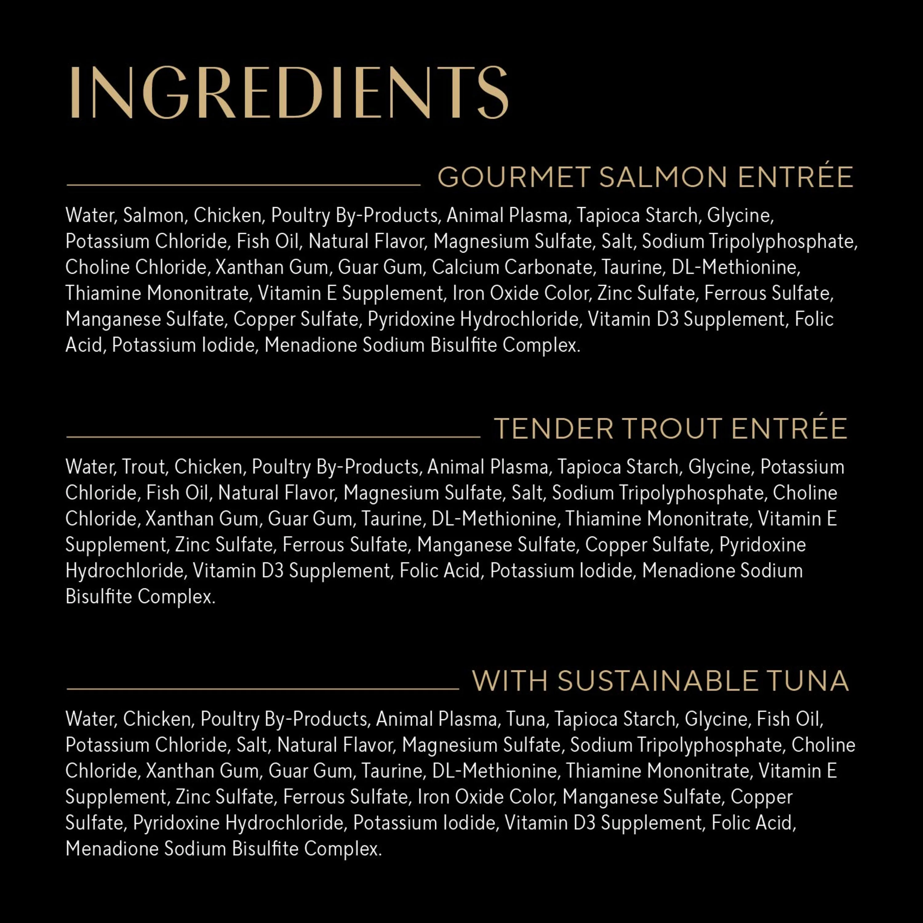 Sheba Perfect Portions Cat Food Cuts in Gravy Salmon, Trout, & Sustainable Tuna Entrée, Variety Pack