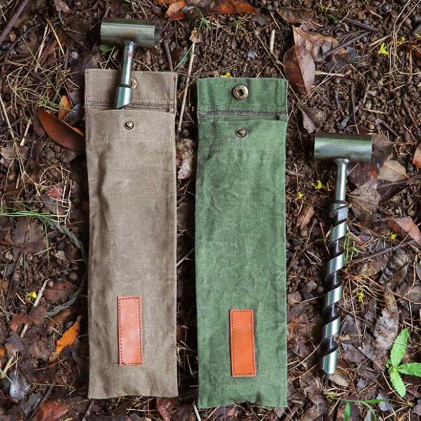 Hand Auger Wrench - Gear and Equipment Wood Drill Peg Tool Manual for Camping, Hiking and Outdoor Backpacking , Green 6mm