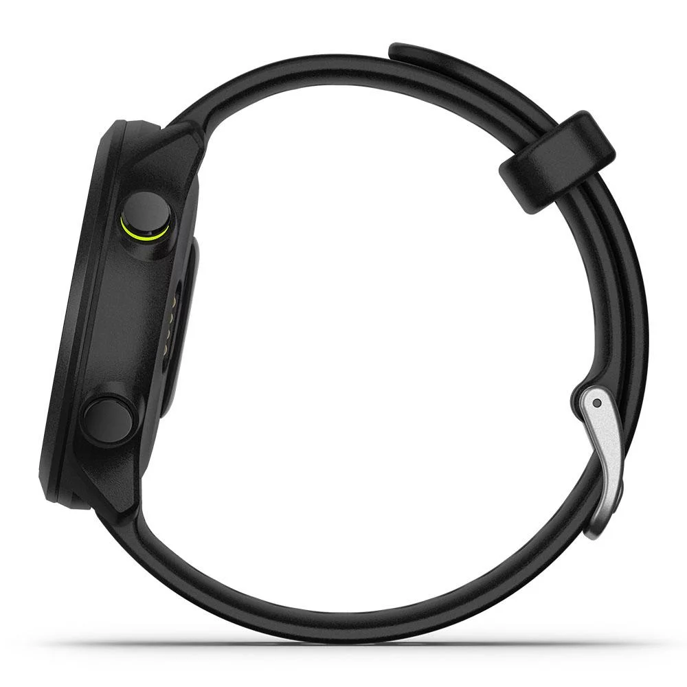 Garmin Forerunner 55 (Black) GPS Running Smartwatch Power Bundle with PlayBetter Portable Charger & HD Screen Protectors