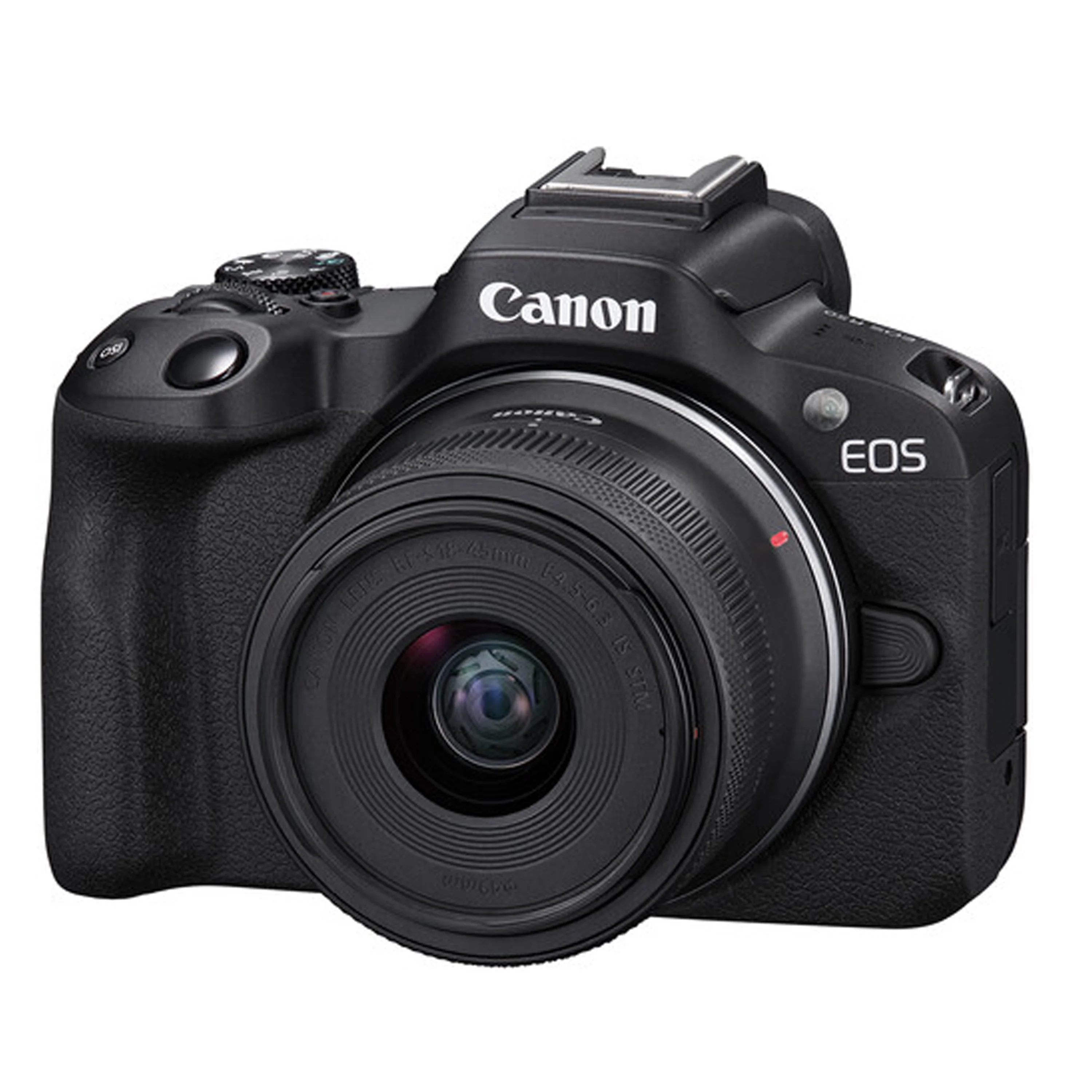Canon EOS R50 Mirrorless Digital Camera with RF-S 18-45mm f/4.5-6.3 is STM Lens + 64GB Memory + Case+ Steady Grip Pod + Tripod+ Software Pack + More (30pc Bundle)