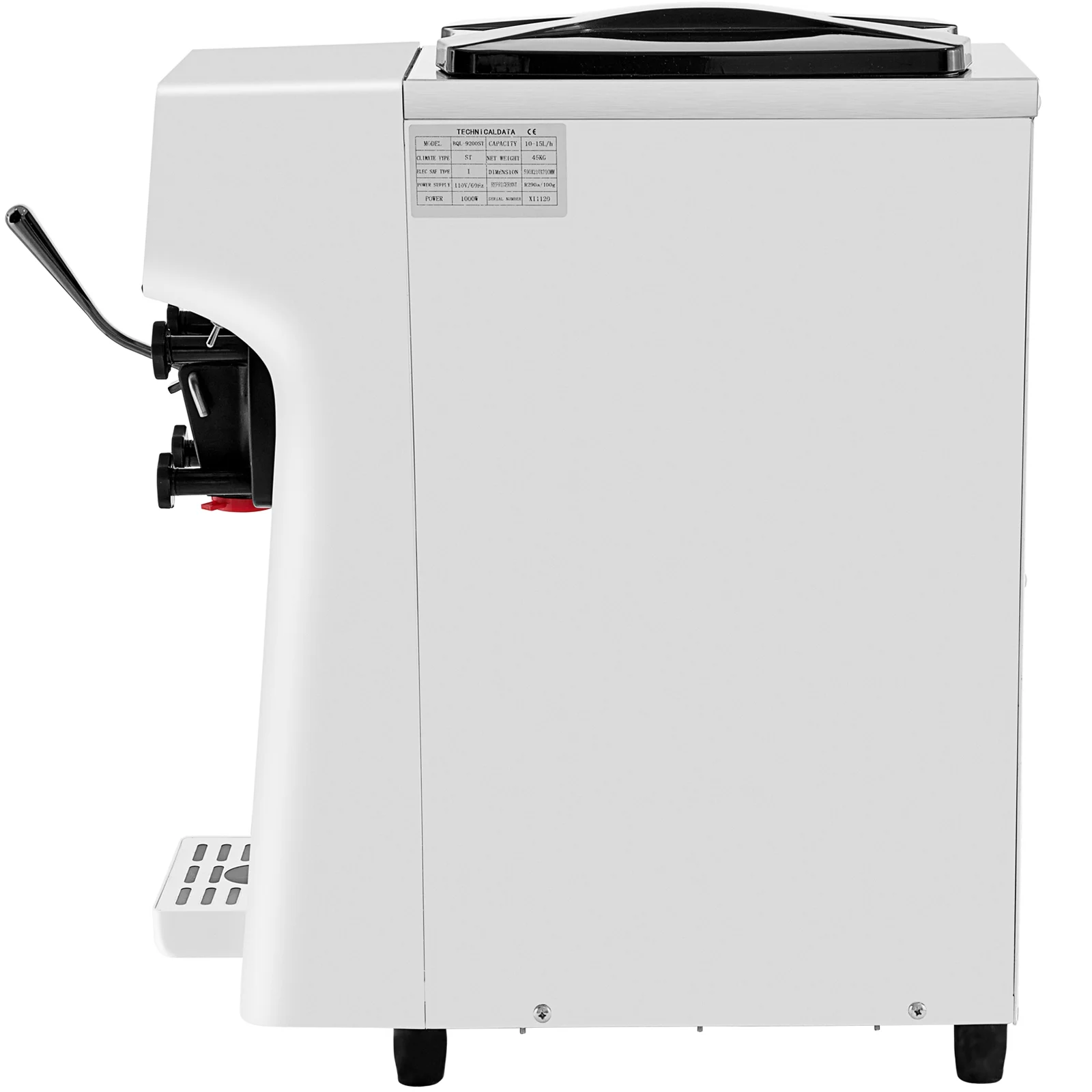 VEVOR Commercial Soft Ice Cream Machine, 3 Flavors Ice Cream Machine, 2.6-5.3 Gal / 10-20 L /H Gelato Machine Commercial, 1000W Countertop Commercial Yogurt Maker Machine, With LED Intelligent Panel