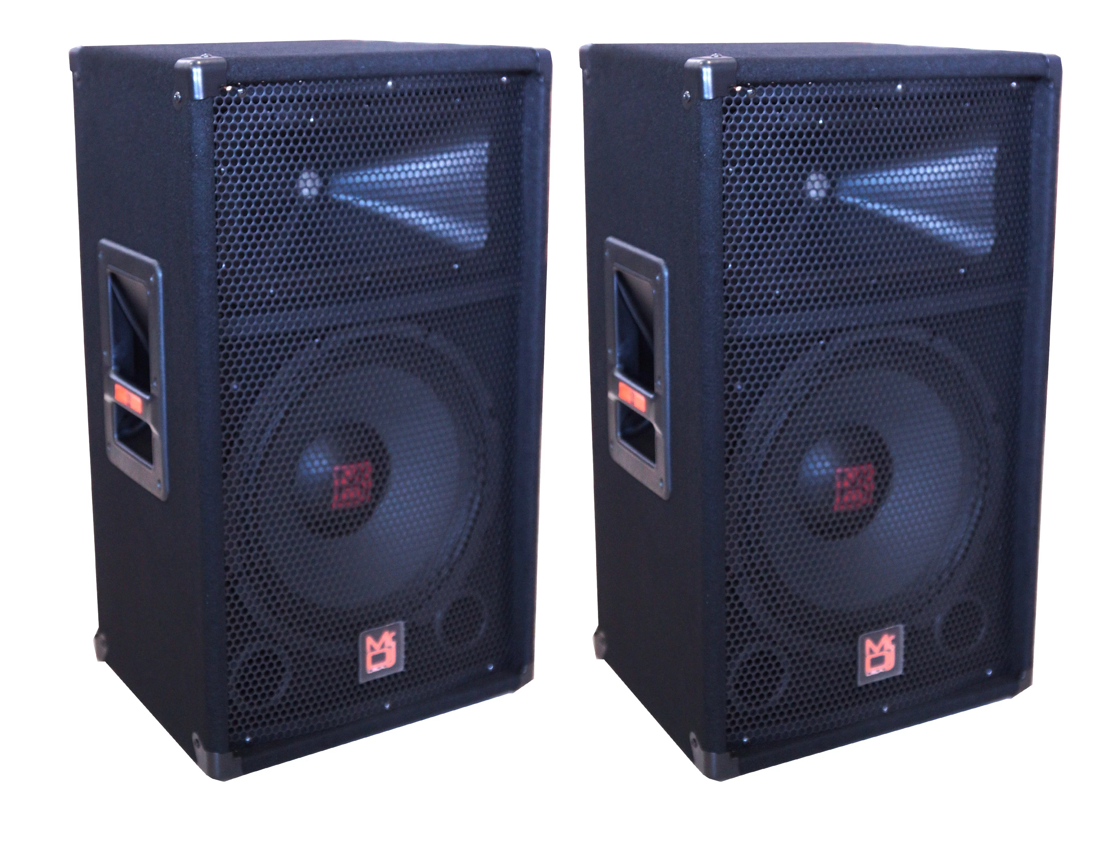 MR DJ PMX8500 3000 Watts Powered 8 Channel Mixer with Bluetooth + 2 15