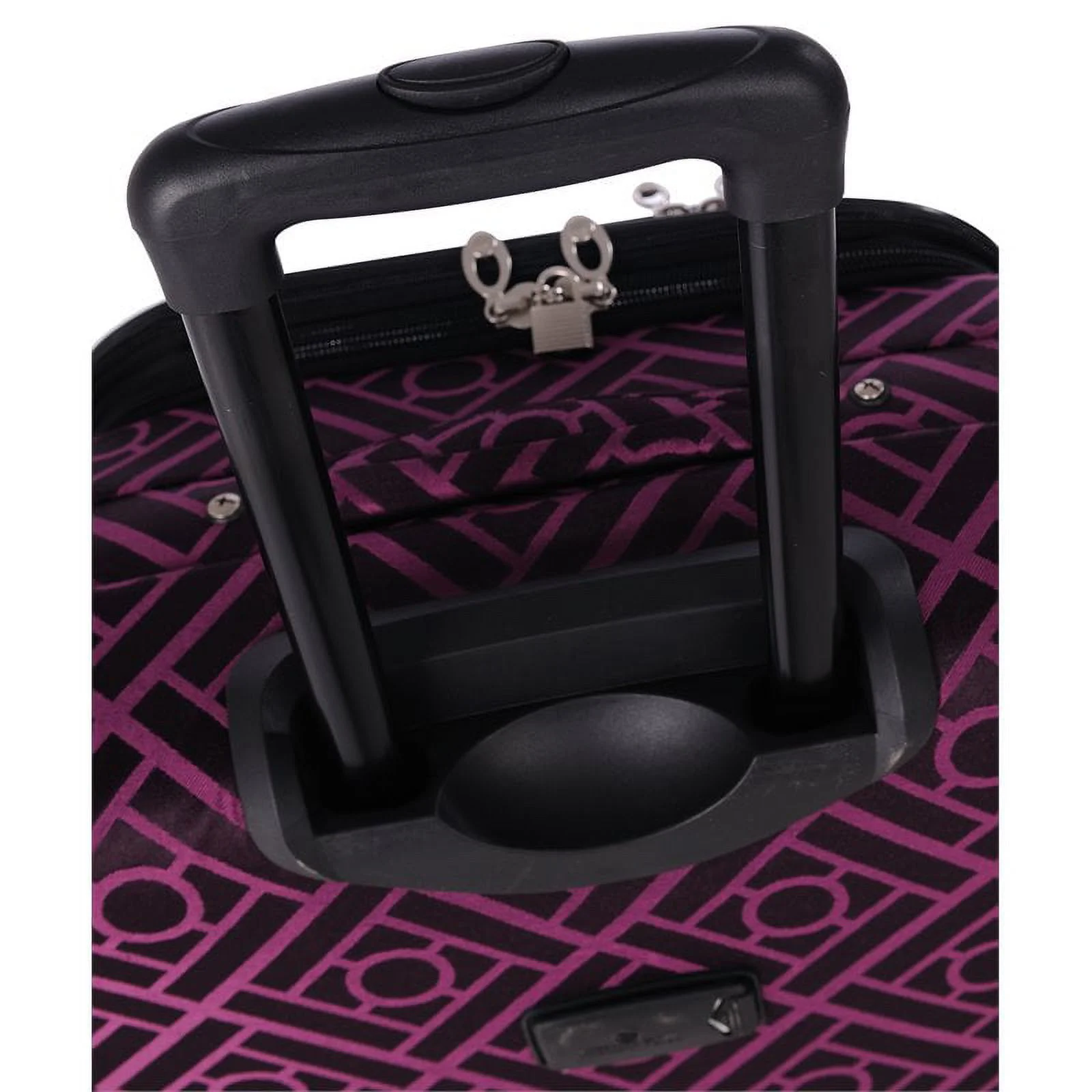 Long Lat Inc. AF 5P Astor Luggage Set Black Purple