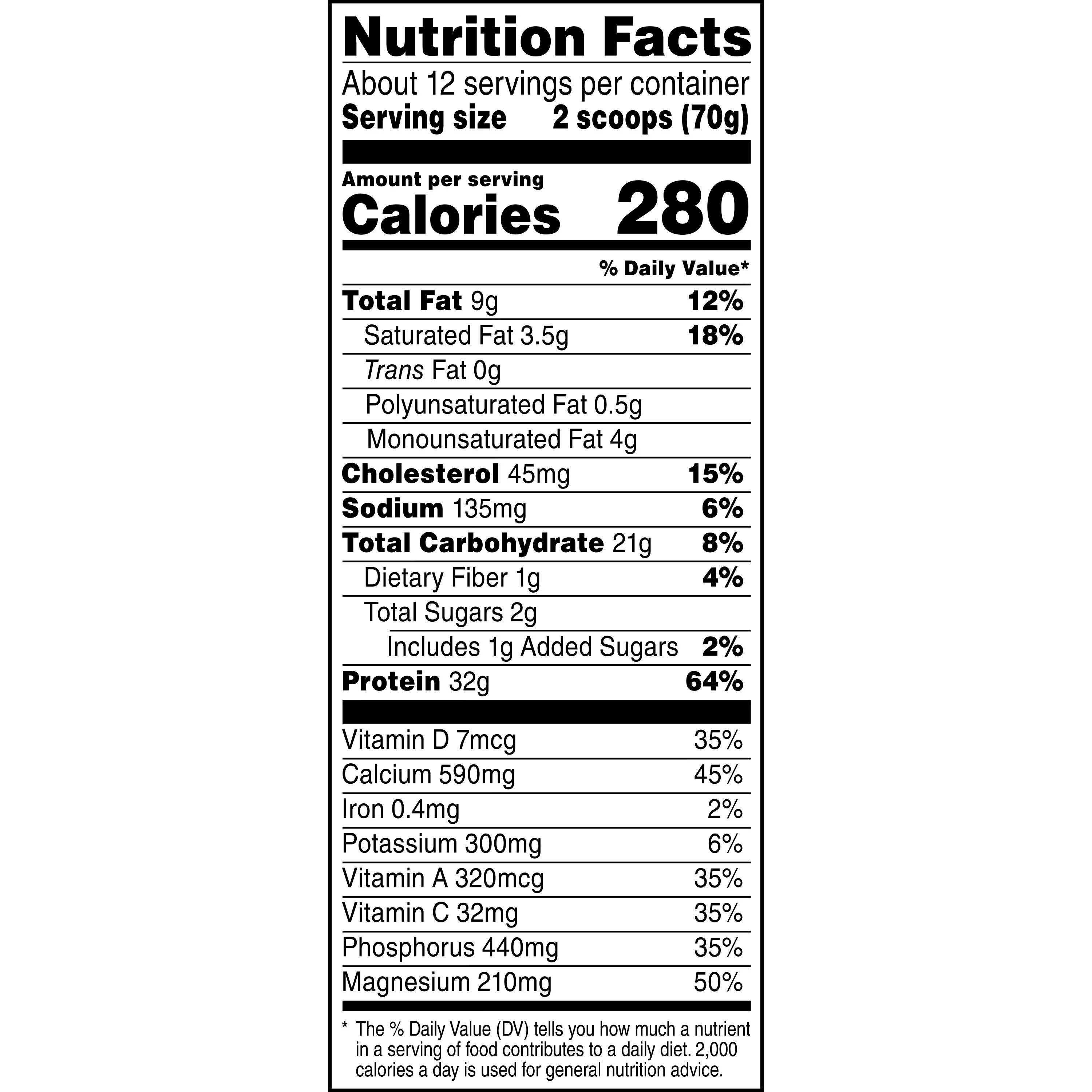 Muscle Milk Genuine Protein Powder, Vanilla, 32g Protein, 1.9lb, 30.9oz
