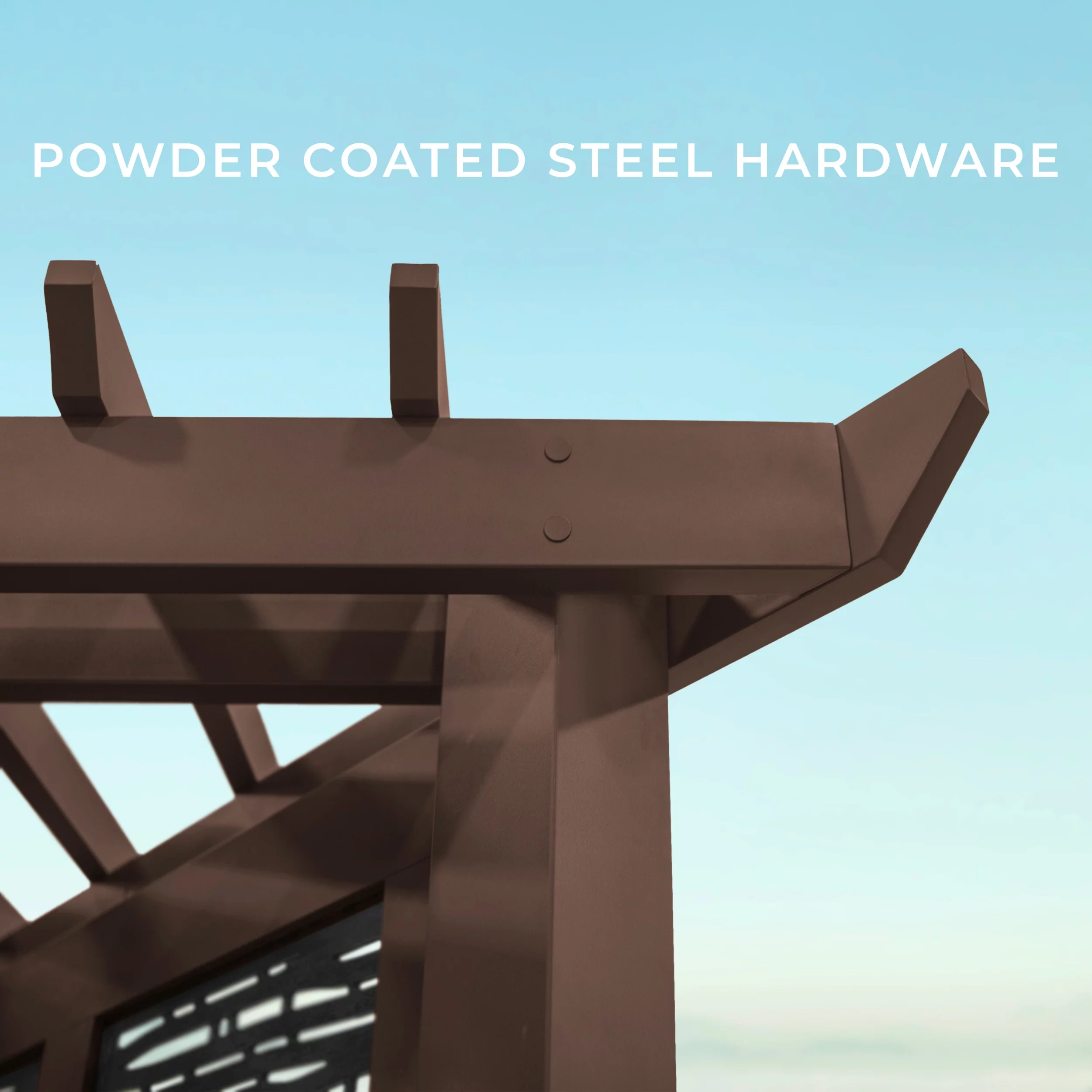 Backyard Discovery Hampton Traditional Steel Cabana Pergola