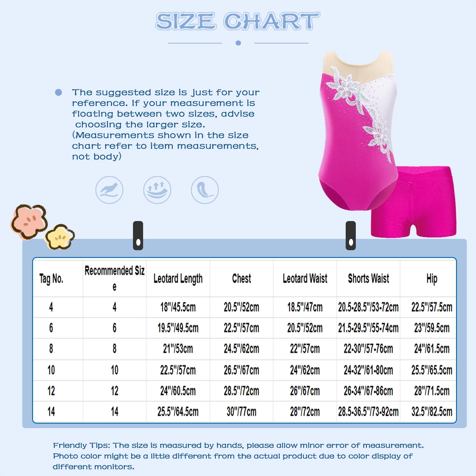 iiniim Kids Girls 2 Pieces Ballet Dance Outfits Gymnastics Leotard with Booty Shorts 4-14 Purple 6