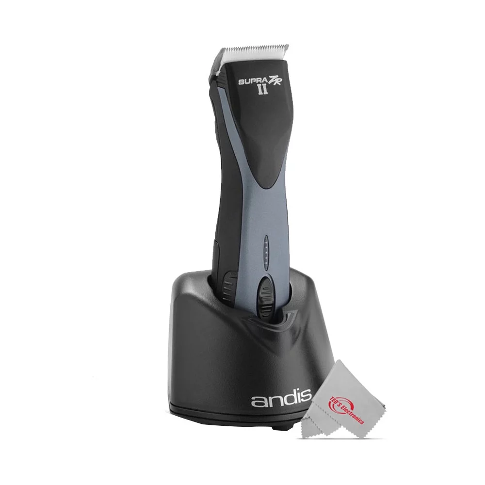 Andis Supra ZR II CeramicEdge Blade Clipper + reSURGE Wet / Dry Titanium Foil Shaver Kit
