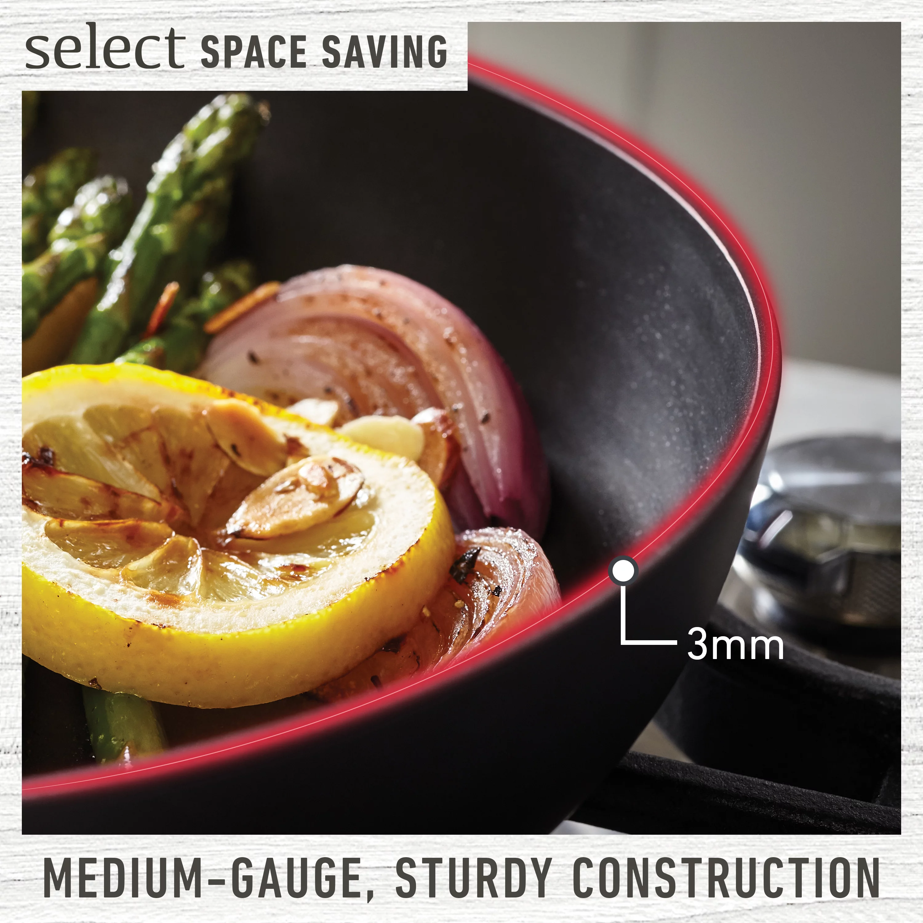 Select by Calphalon Space-Saving Hard Anodized Nonstick Pots and Pans, 14-Piece Cookware and Utensil Set