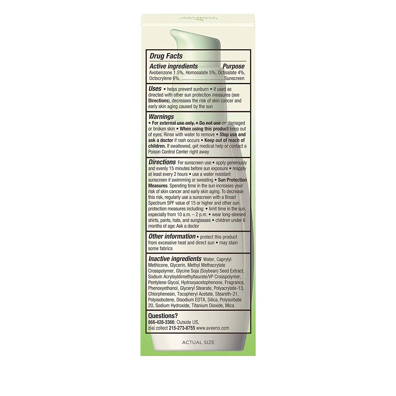 Aveeno Positively Radiant Sheer Daily Moisturizing Lotion for Dry Skin SPF 30 Sunscreen 2.5 fl. oz (2 PACK)