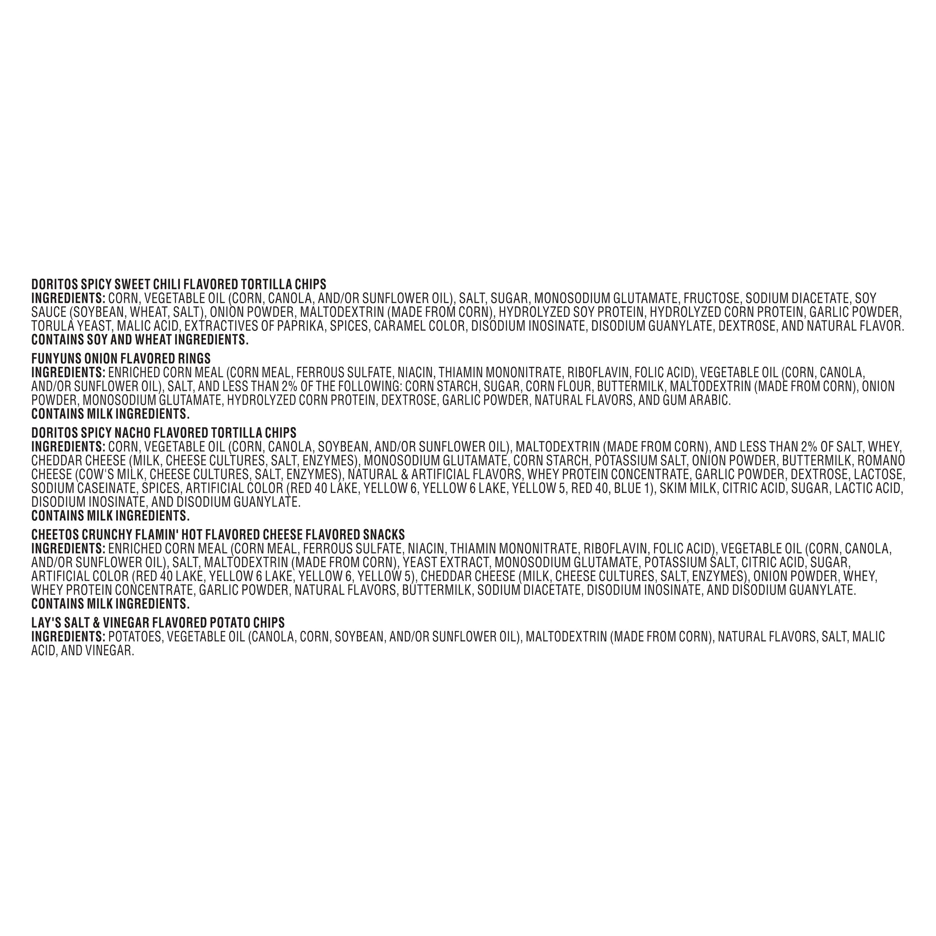 Frito-Lay Bold Mix Variety Pack Snack Chips, 18 Count Multipack