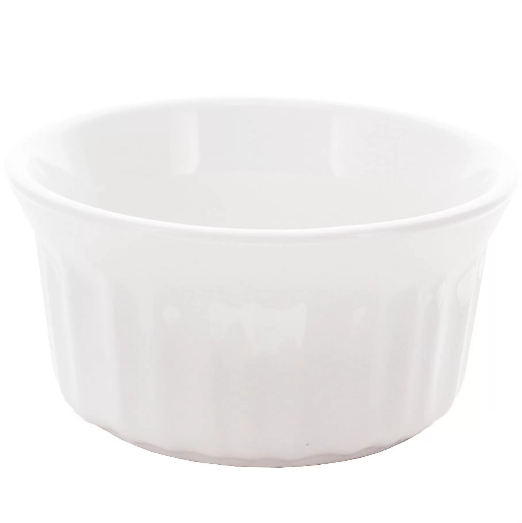 Corningware RS4 4oz/118mL Round French White Ramekins Bowl (3-Pack)
