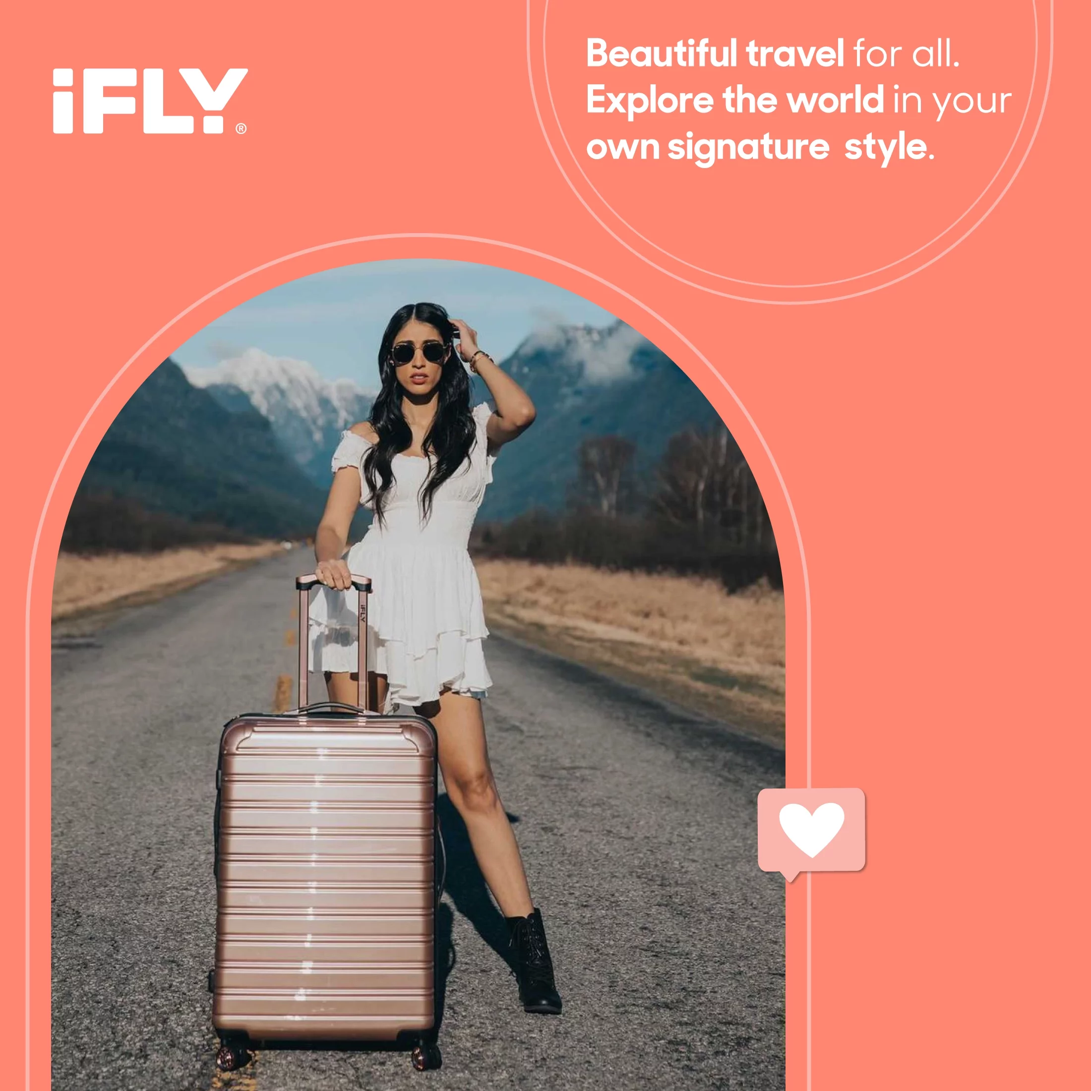 iFLY Hardside Fibertech Luggage 20