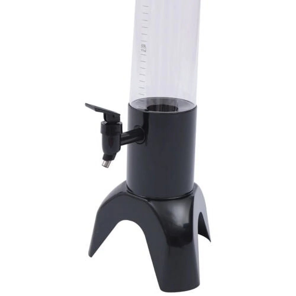 Beer Tower Dispenser with Stainless Steel Tap and Individual Ice Tube 3L/100oZ
