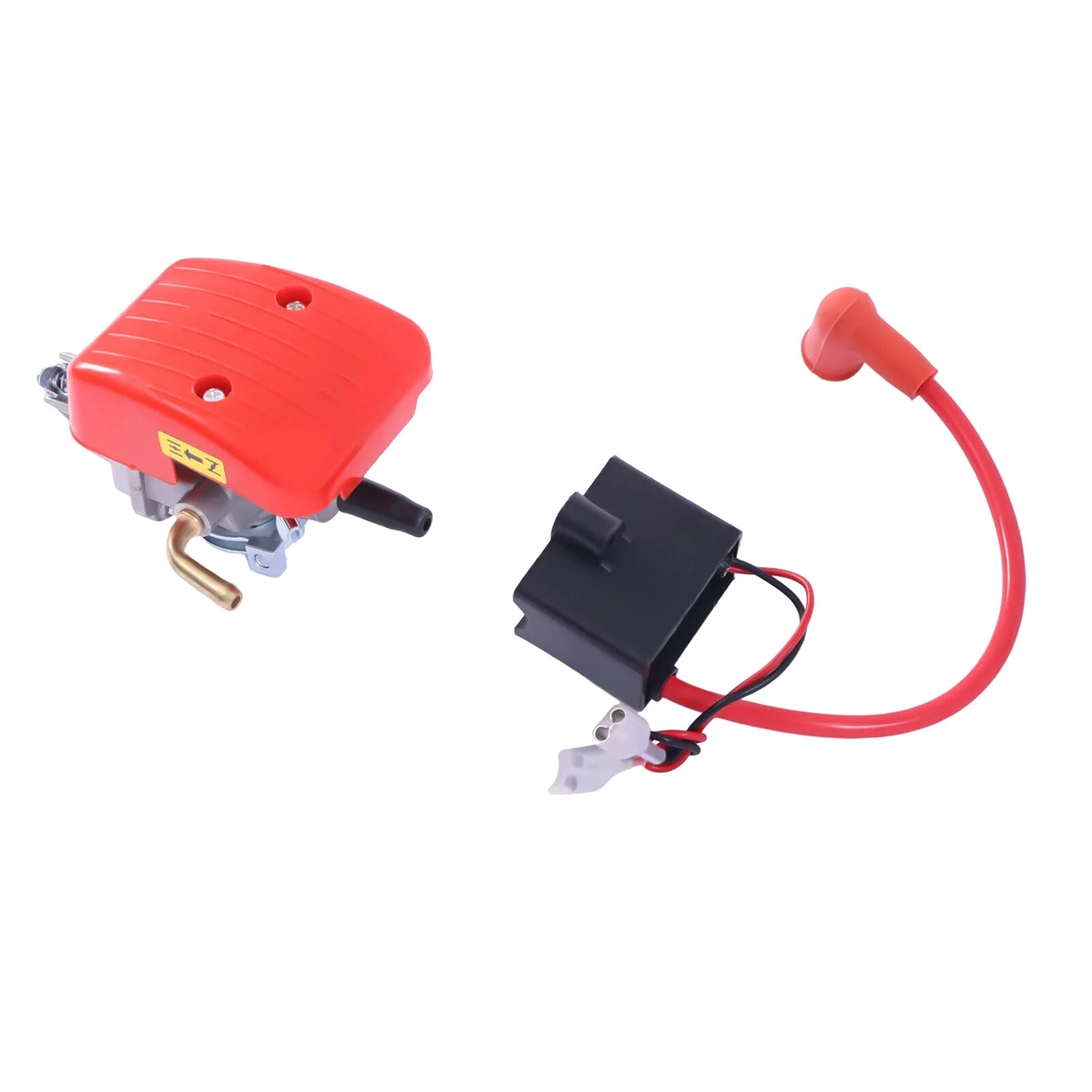 100CC 2 Stroke Bicycle Motor Kit Bike Motorized Petrol Gas Engine CDI Assembly