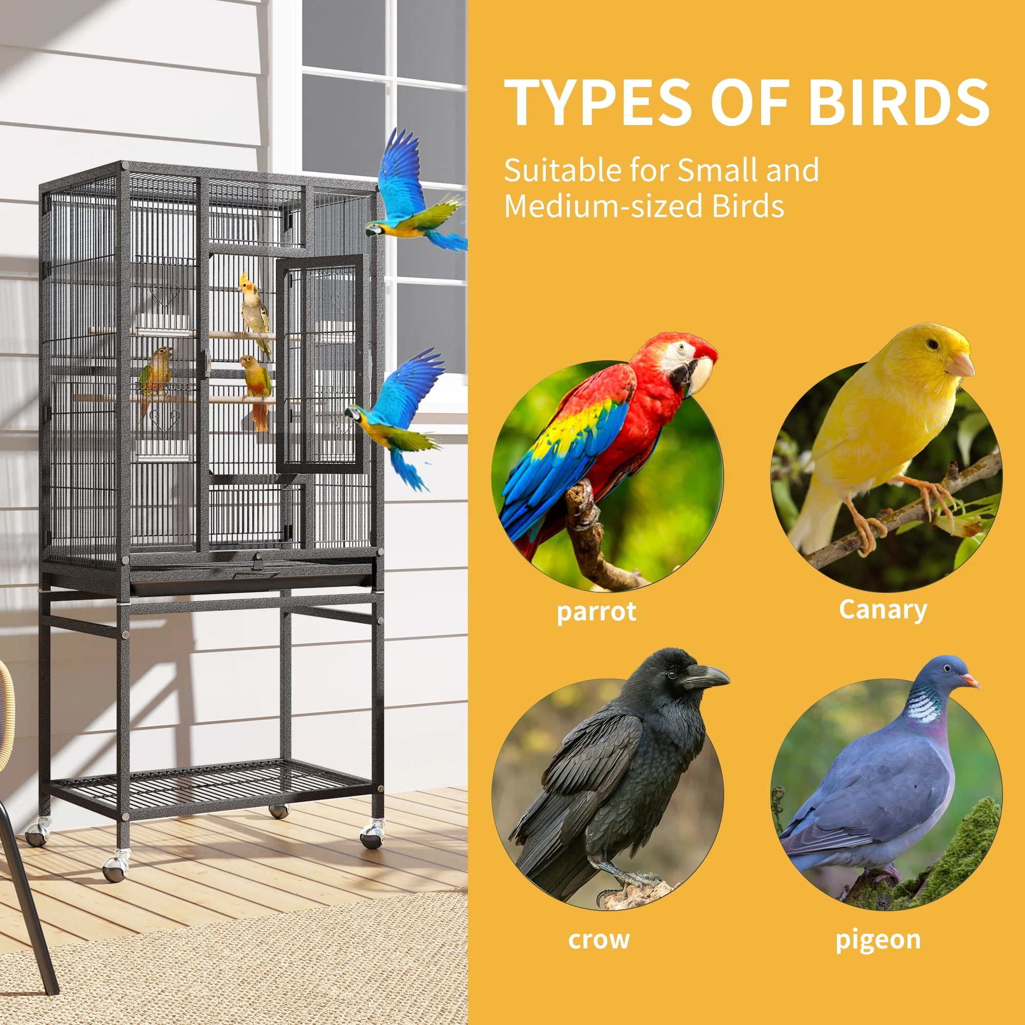 Dextrus Metal Bird Cage 53