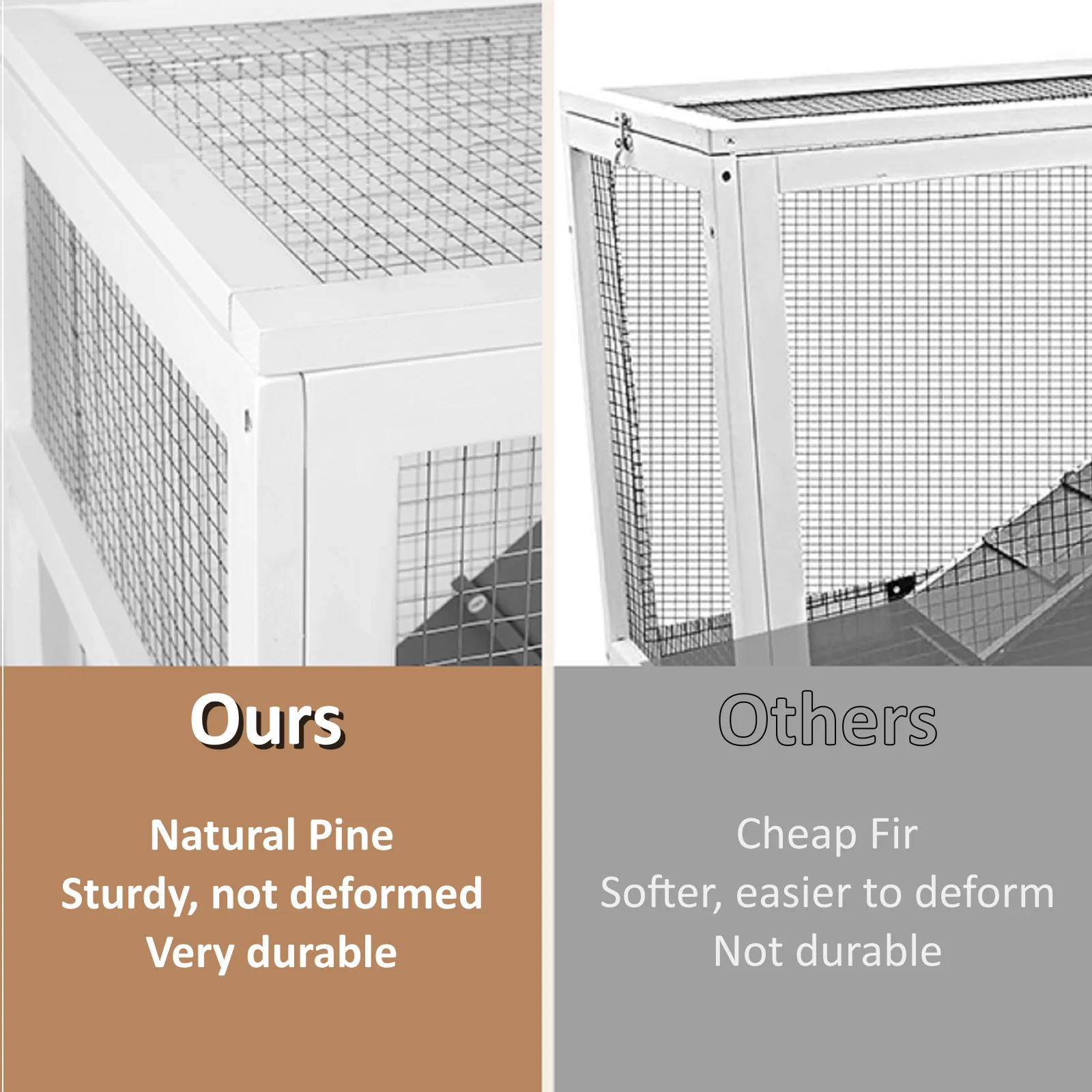 RichYa Rabbit Hutch Bunny Cage, 37