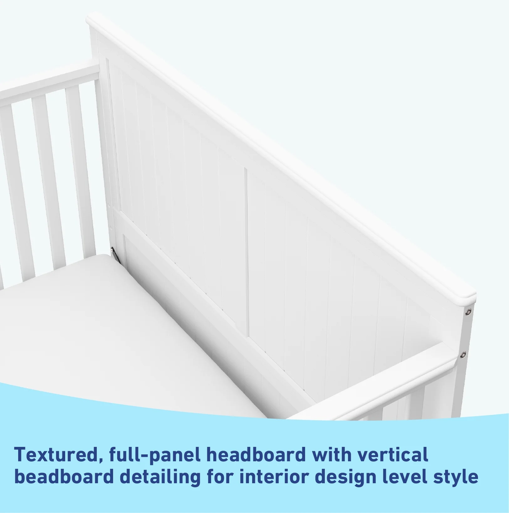 Graco Hadley 5-in-1 Convertible Baby Crib with Drawer, White