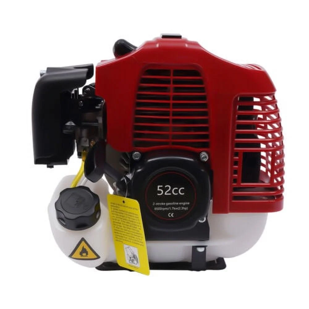 Handheld Walk Behind Sweeper 52CC 2Stroke Gas Power Broom Cleaning Driveway Tool