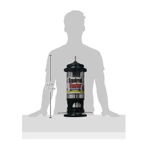 Brome Squirrel Buster Squirrel-Proof Bird Feeder with 4 Metal Perches (2-Pack)