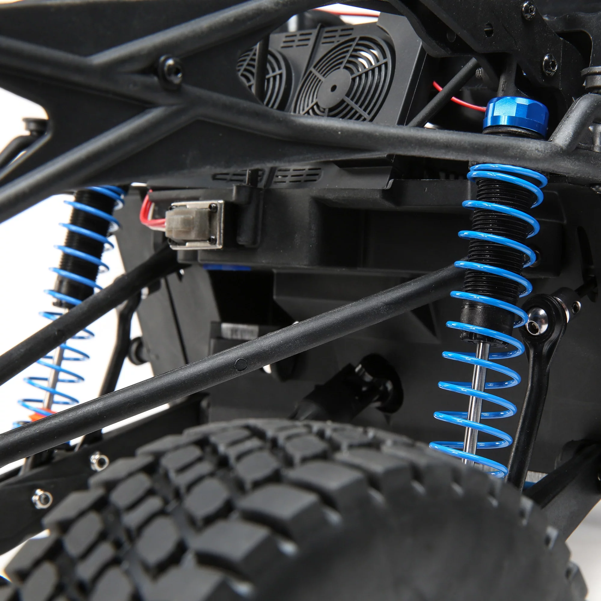 Losi RC Truck 1/10 King Shocks Ford Raptor Baja Rey 4 Wheel Drive Brushless RTR Battery and Charger Not Included with SMART LOS03020V2T1 Cars Electric RTR 1/10 Off-Road