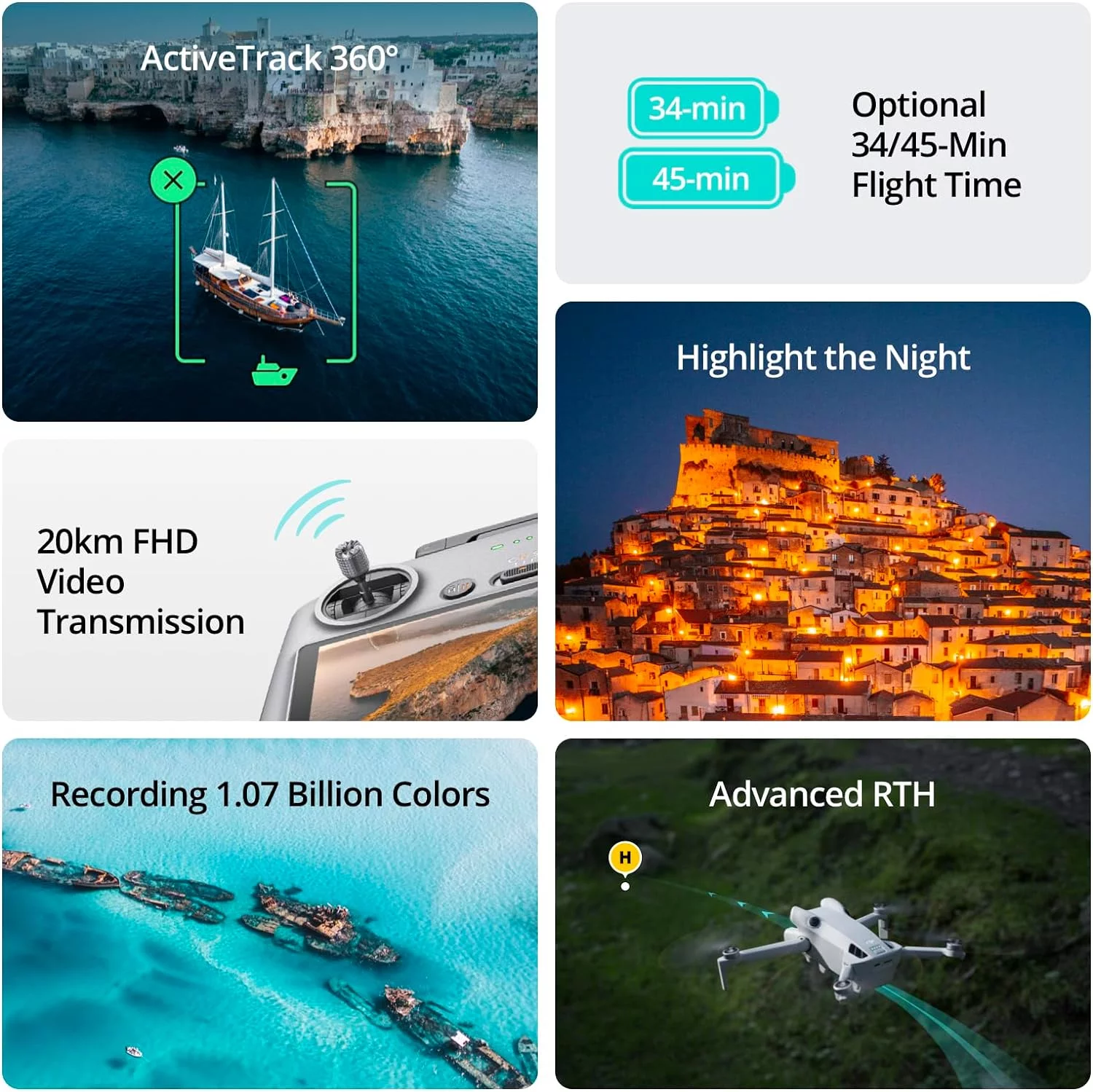 DJI Mini 4 Pro Folding Drone with RC 2 Remote (With Screen) Fly More Combo Plus, 4K, Under 249g, Omnidirectional Sensing, 3 Plus Batteries + 2 Year CPS Extended Warranty & Voyager Accessories Bundle