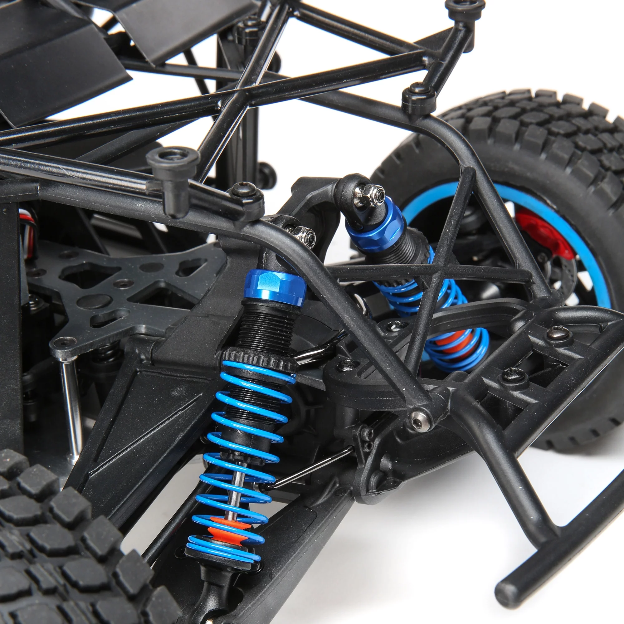 Losi RC Truck 1/10 King Shocks Ford Raptor Baja Rey 4 Wheel Drive Brushless RTR Battery and Charger Not Included with SMART LOS03020V2T1 Cars Electric RTR 1/10 Off-Road