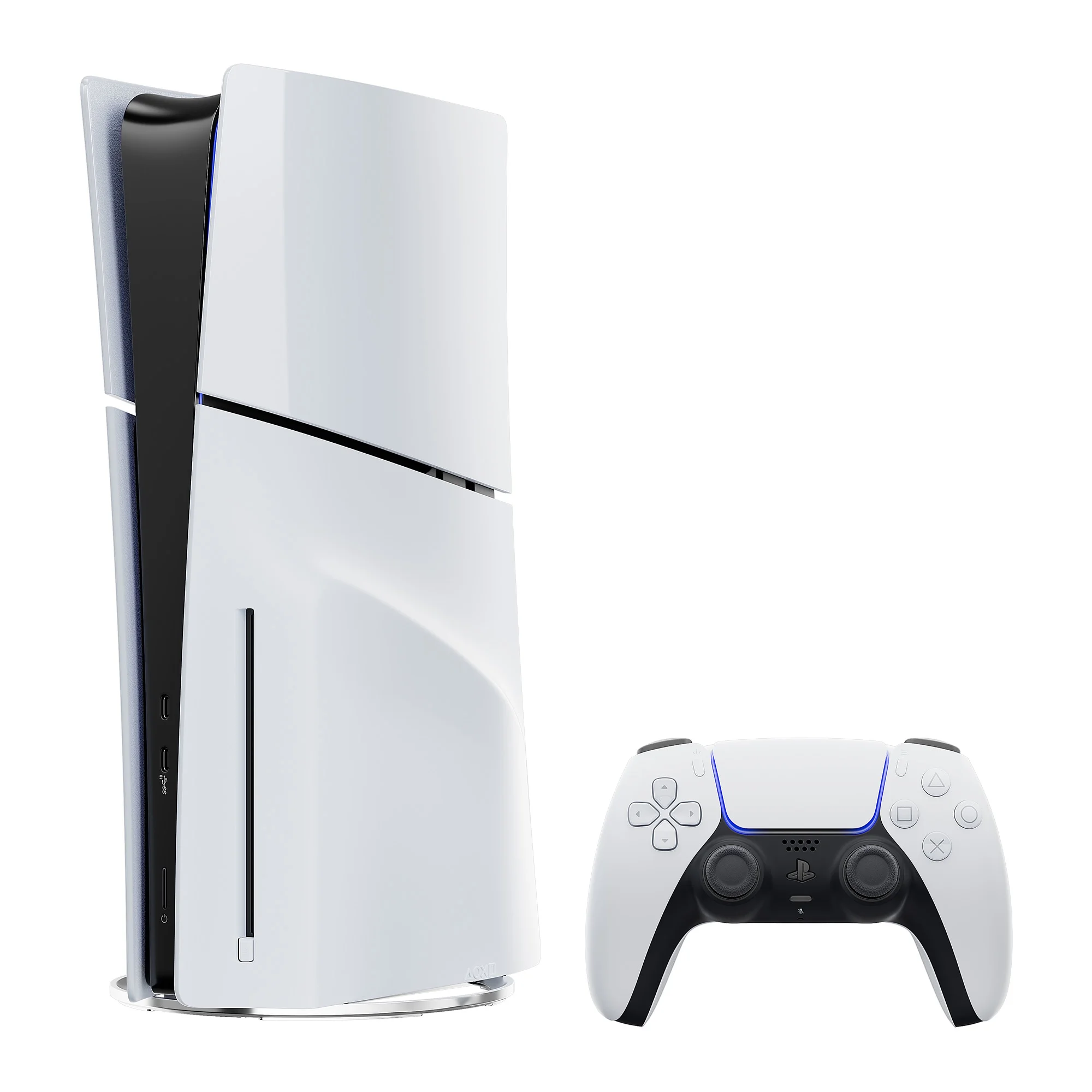 PlayStation 5 Slim Disc 2TB SSD Edition FINAL FANTASY XVI Bundle with Two DualSense Controllers and Mytrix Dual Controller Charger - PS5 Gaming Console