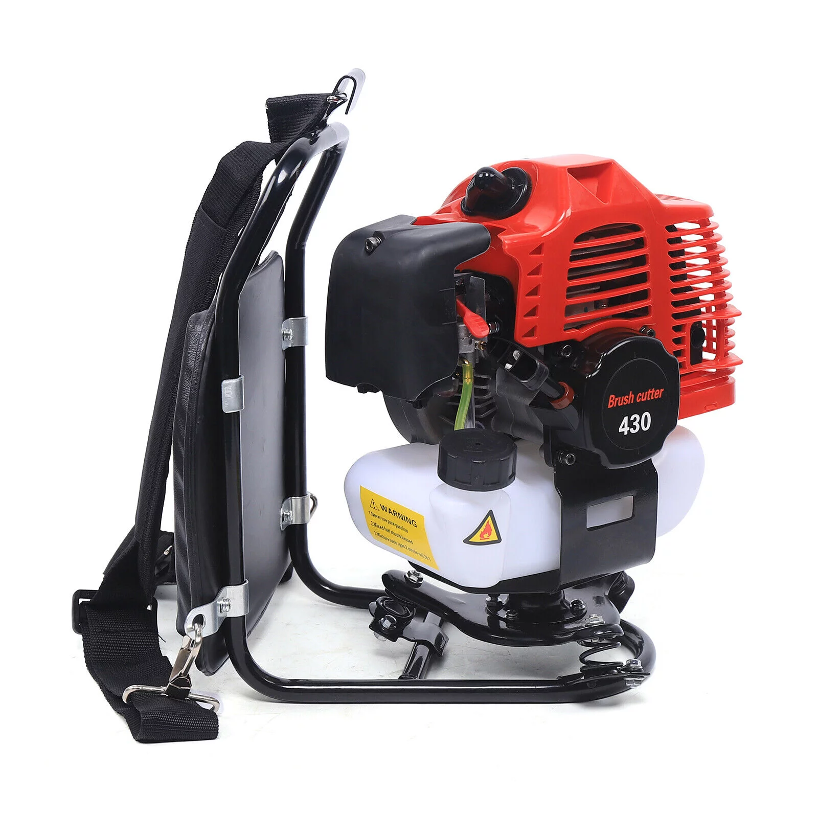 Wuzstar 43CC 2 Stroke Micro Tiller Cultivator Backpack Gas Garden Brush Cutter Grass Trimmer Lawn Mower for Cutting Weeds