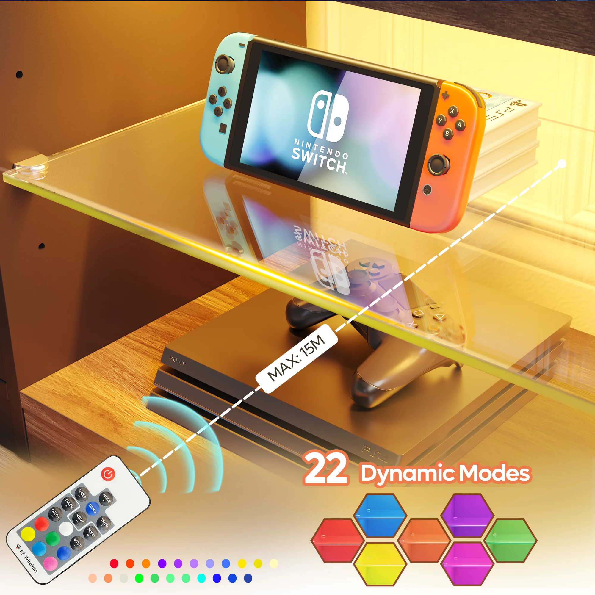 Bestier Modern TV Stand for TVs up to 75