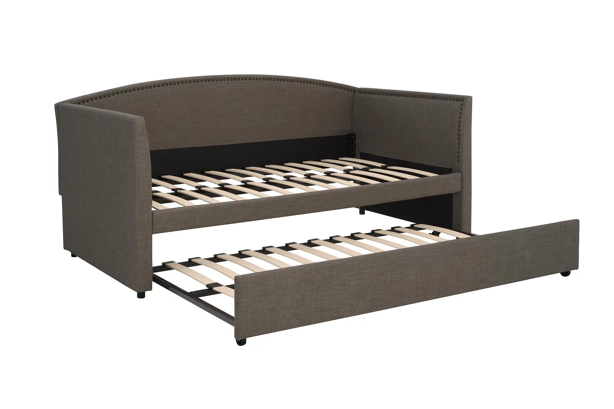 Better Homes & Gardens Grayson Daybed & Trundle, Twin Size, Gray Linen
