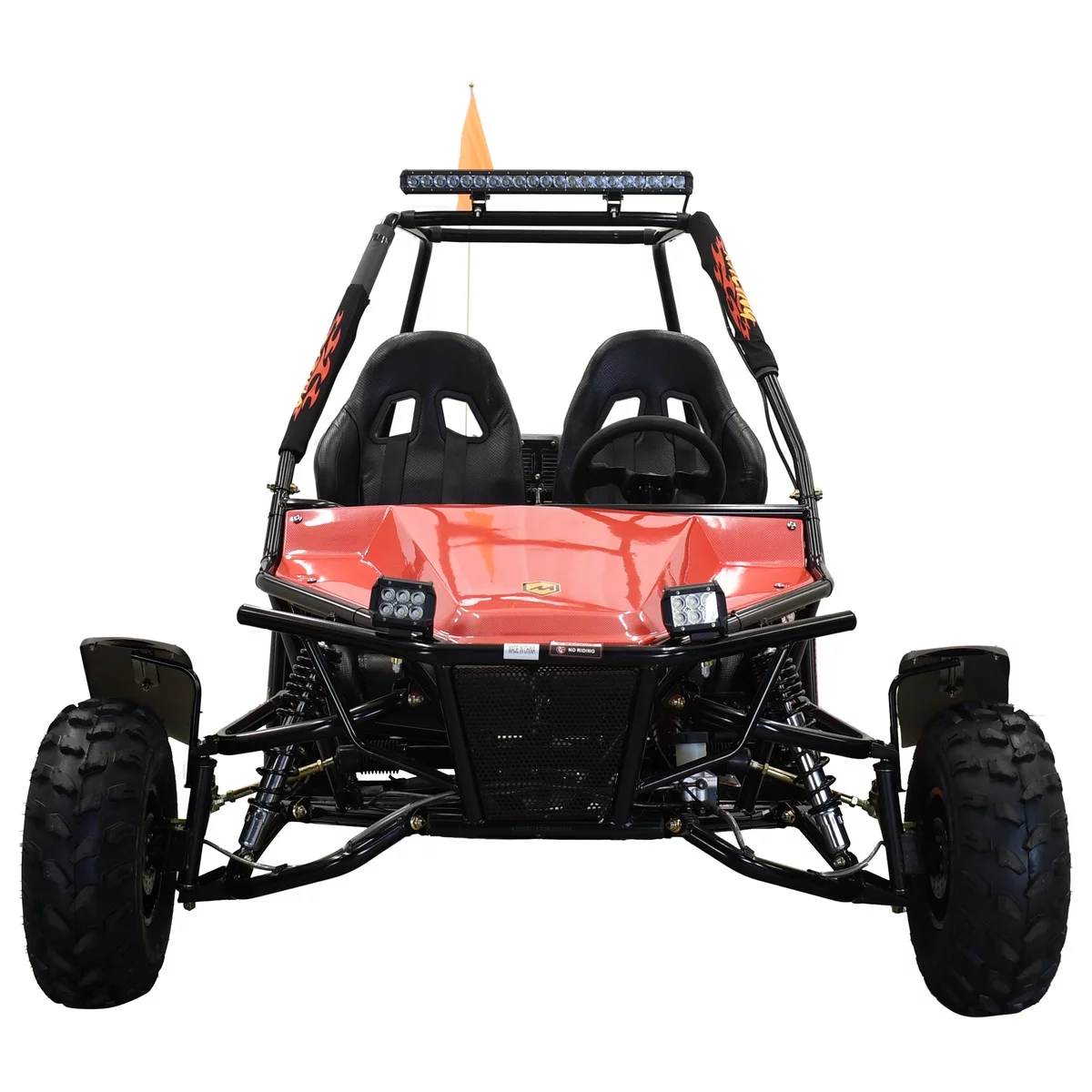 Massimo GKM 200|4 Stroke 177cc 2WD Go Kart (Red)