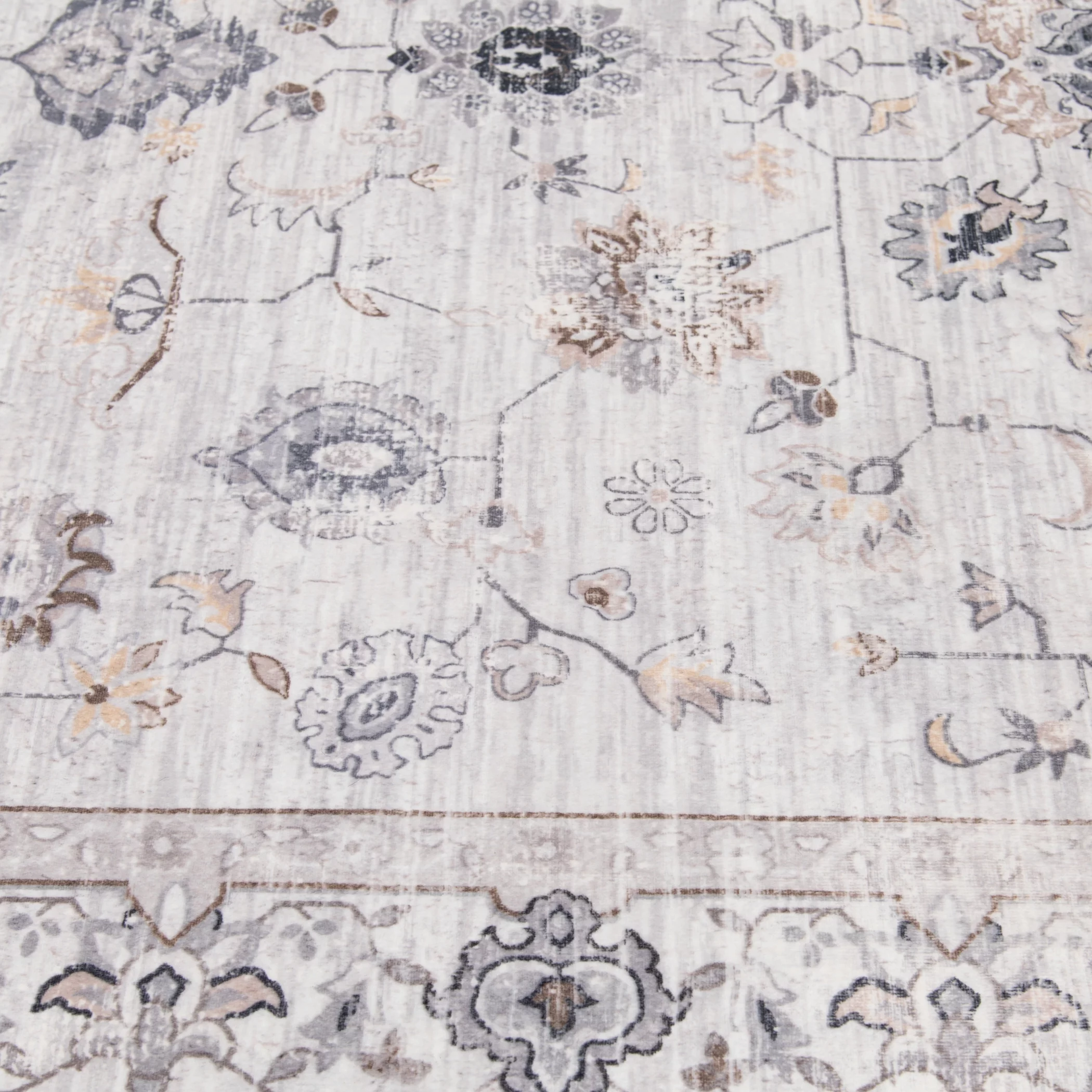 Better Homes & Gardens Persian Faux Fur Indoor Area Rug, Multi, 5'x7'