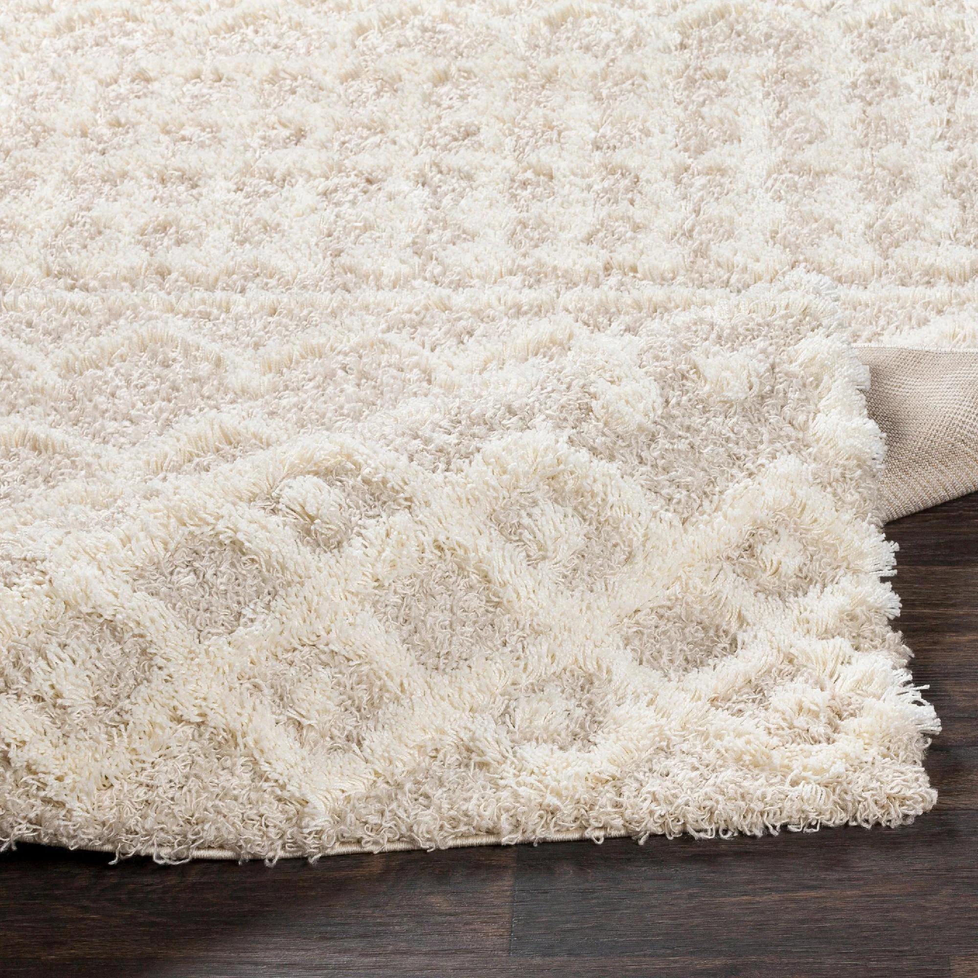 Mark&Day Area Rugs, 8ft Round Carter Global Cream Beige Area Rug (7'10