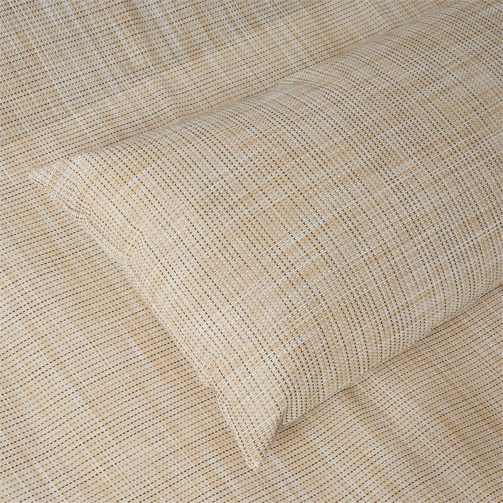 Noble House Marrakech Outdoor Mesh and Larch Wood Daybed with Canopy