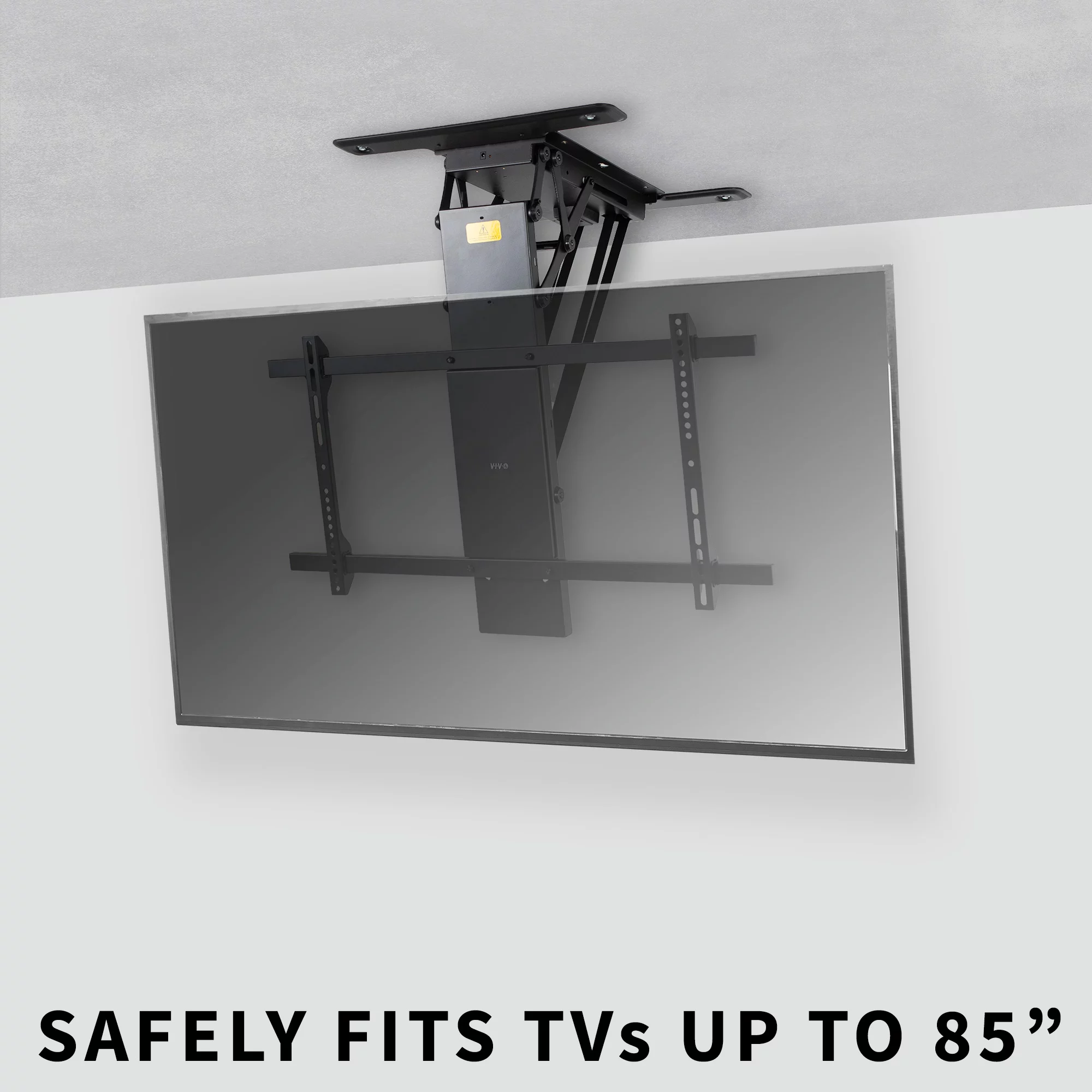 VIVO Motorized Flip Down Pitched Roof Ceiling TV Mount for 40