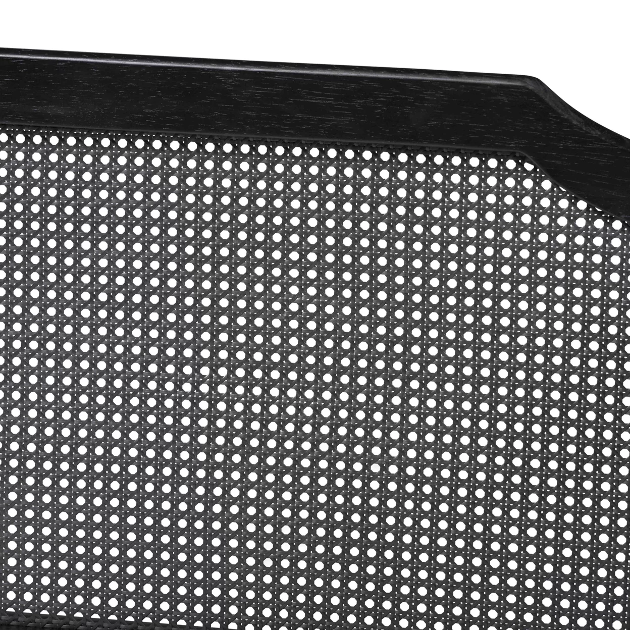 Baxton Studio Hancock Mid-Century Modern Charcoal Finished Wood and Synthetic Rattan Twin Size Daybed,Wholesale