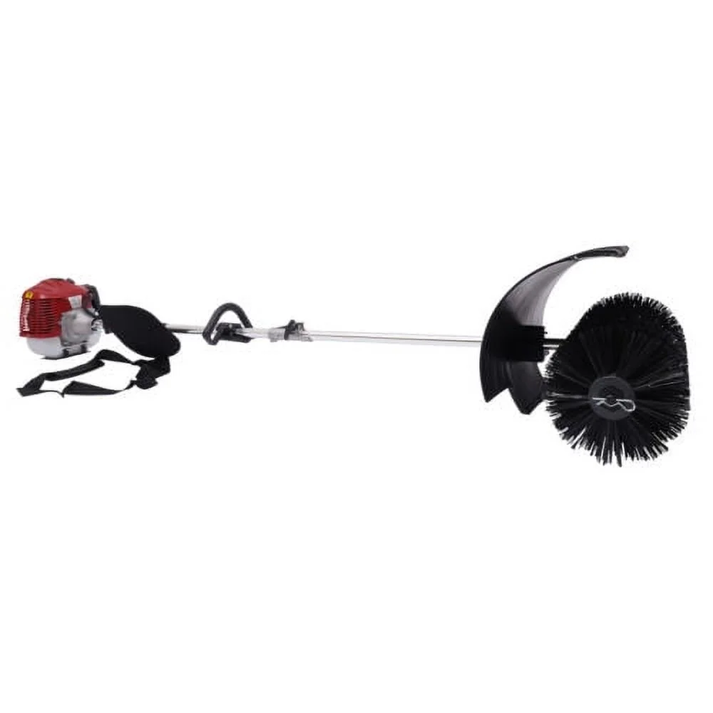 Handheld Walk Behind Sweeper 52CC 2Stroke Gas Power Broom Cleaning Driveway Tool