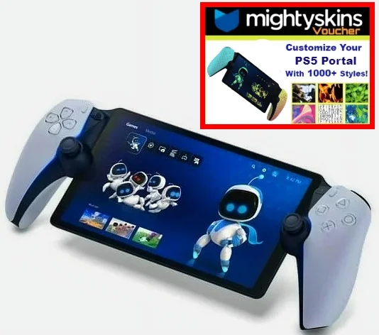 PlayStation Portal Remote Player - Sony PlayStation 5 (Ps5 Portable) - MightySkins Voucher Bundle