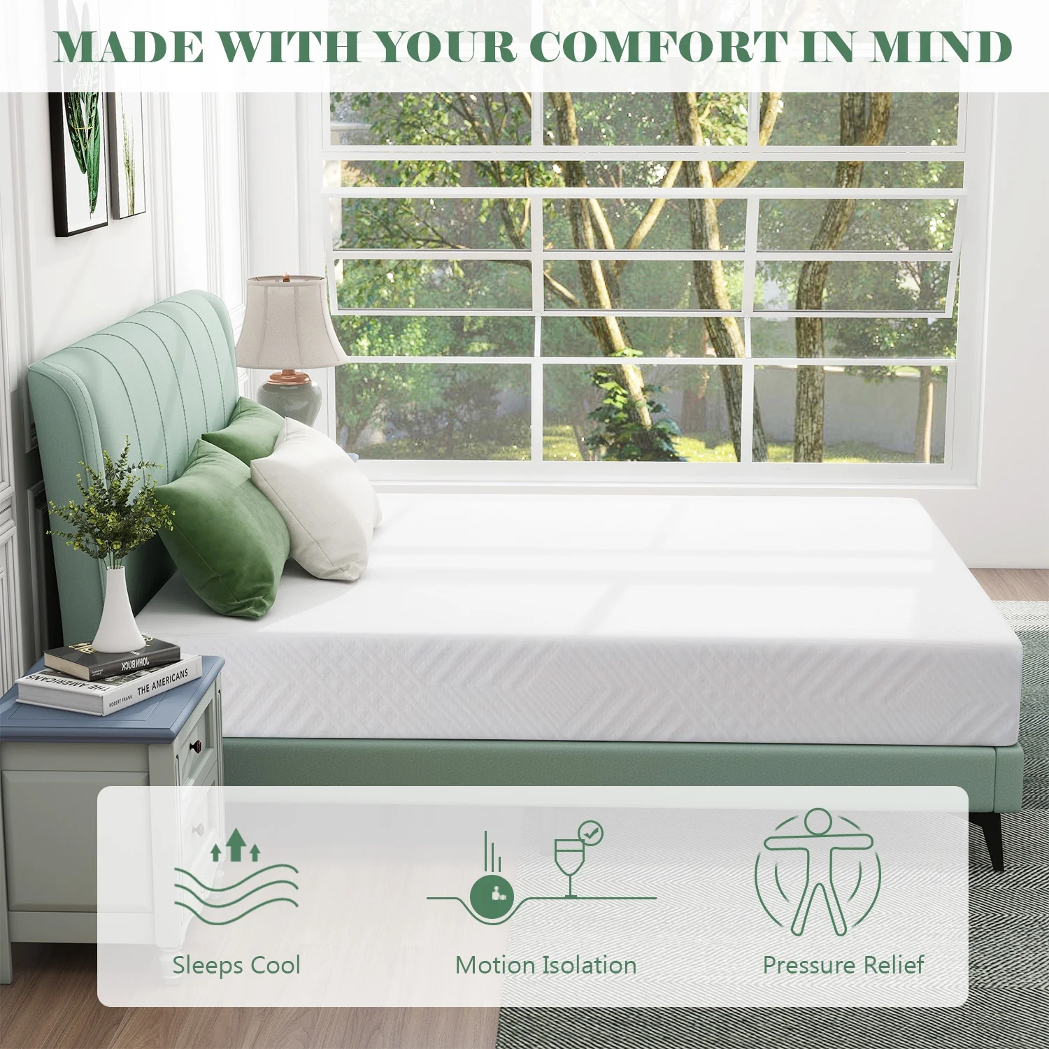 Queen Mattress Bed in a Box,10