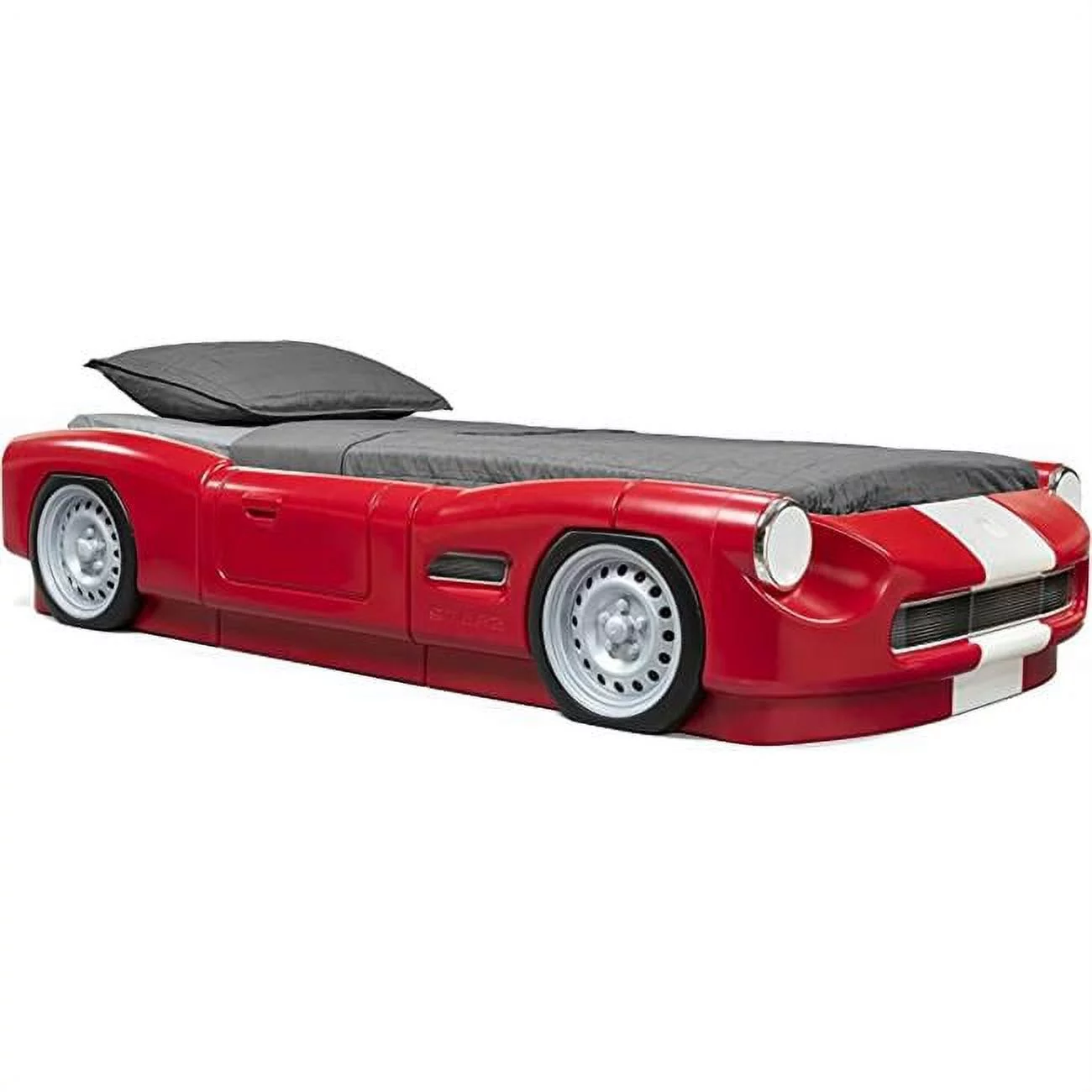 Step2 Roadster Toddler-To-Twin Bed, Red