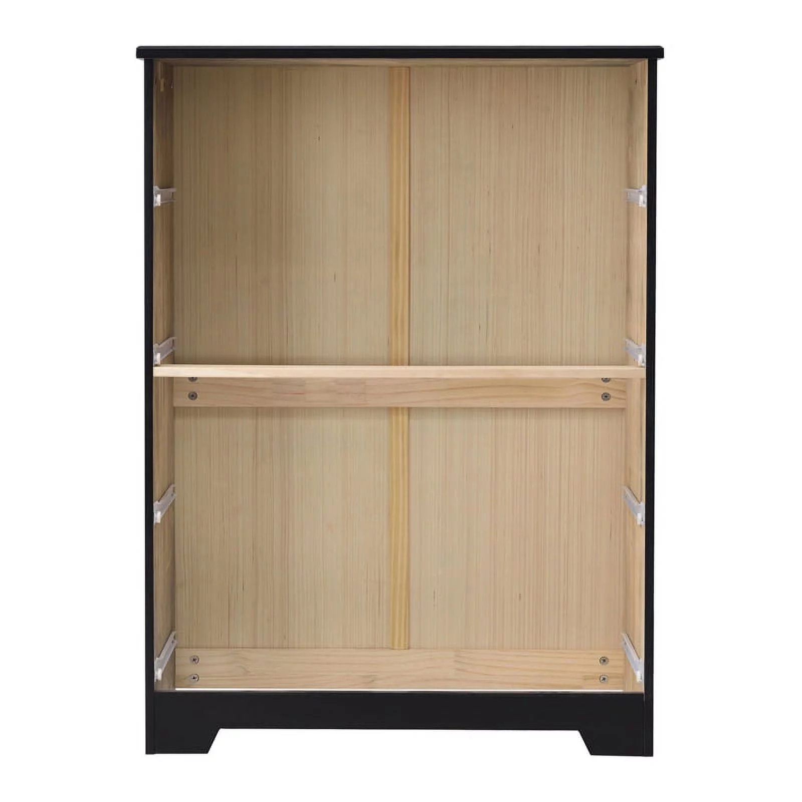 Home Square 3-Piece Set with Full Bed 4-Drawer Chest Dresser & Nightstand