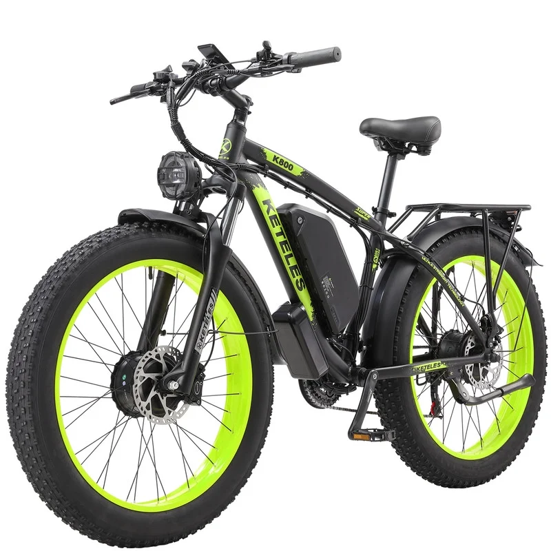 KETELES Electric Bike for Adults Ebike 2000W Adult E Bike Mountain Bicycle 48V 23AH Removable Battery 26