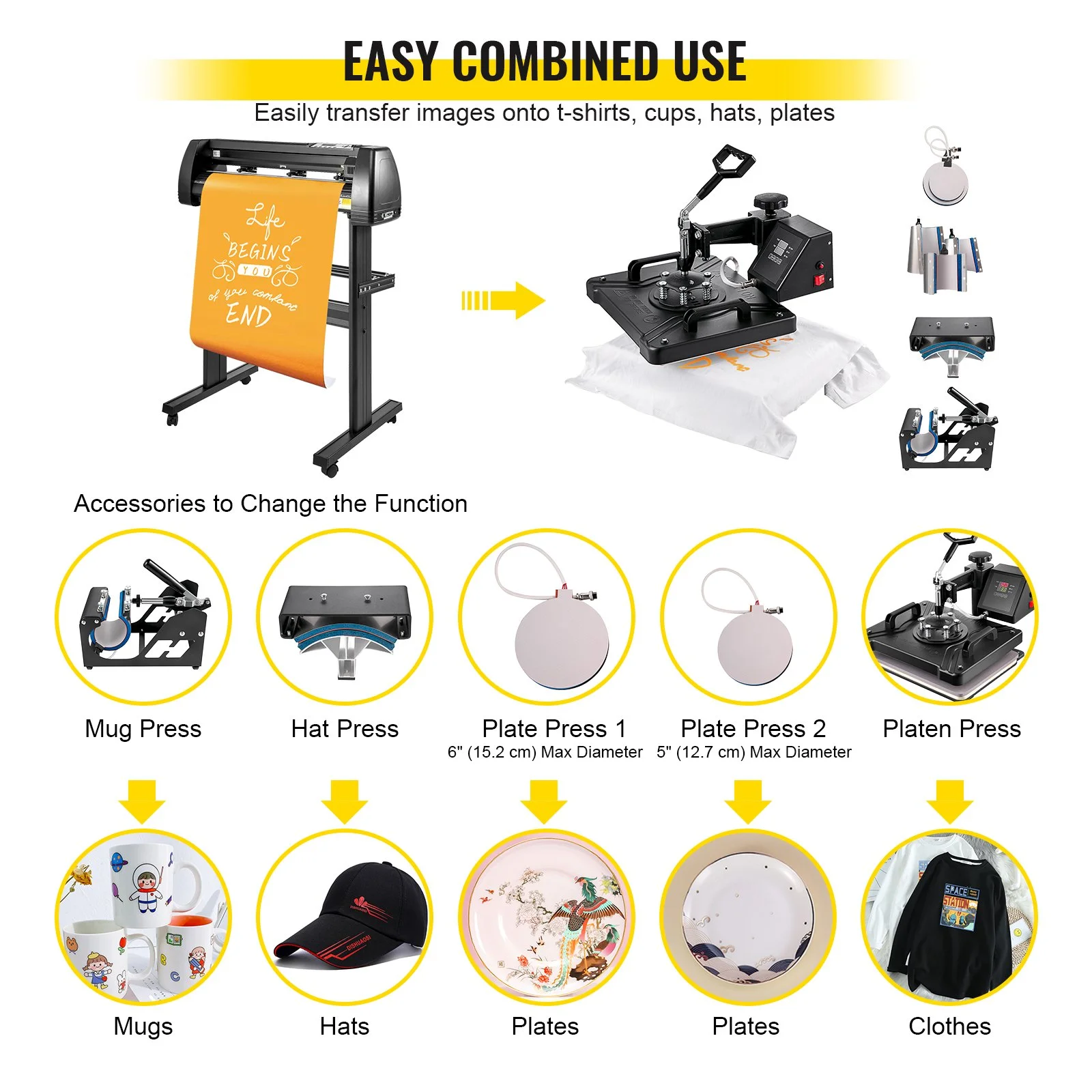 8-in-1 Heat Press and 28