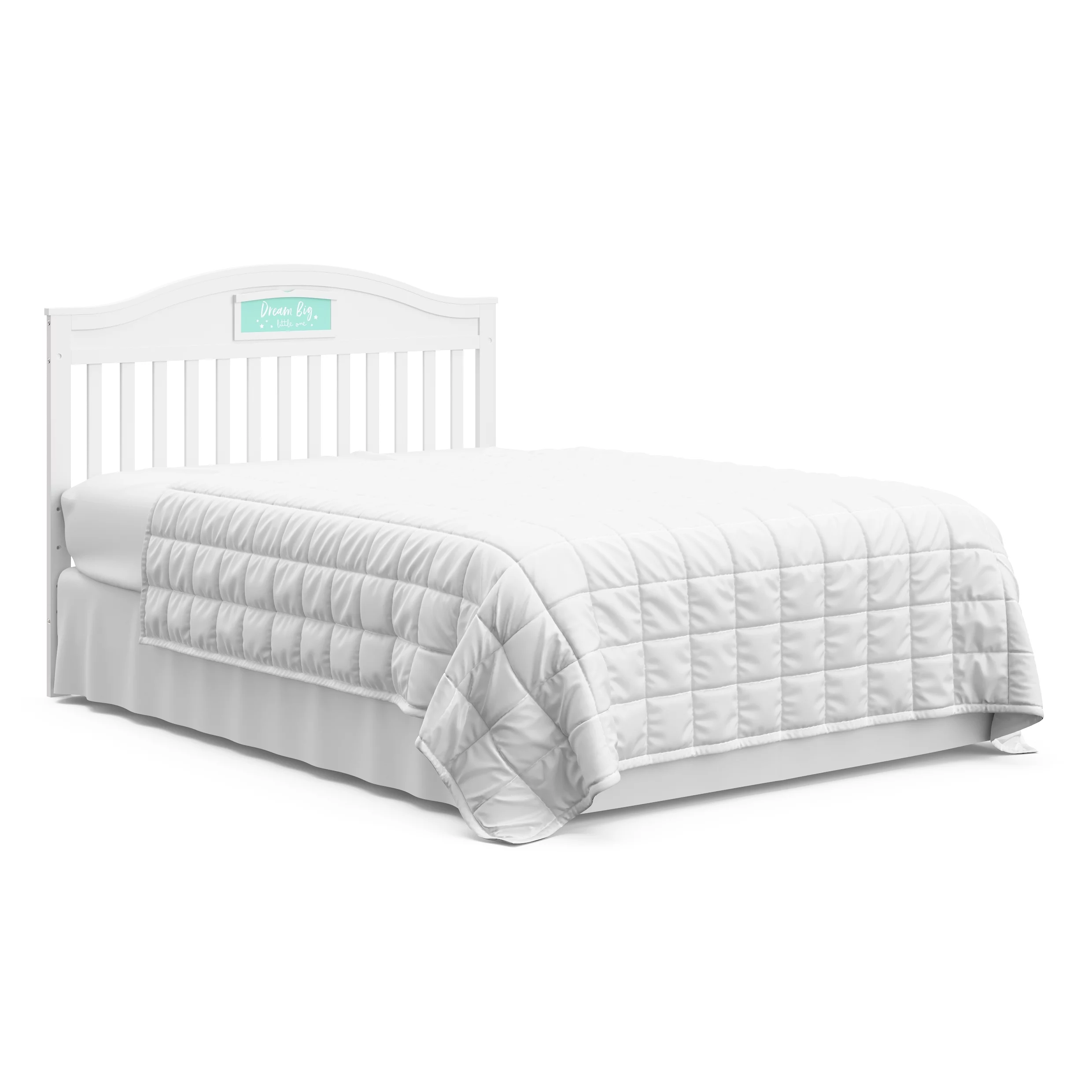 Graco Story 5-in-1 Convertible Baby Crib with Drawer, White