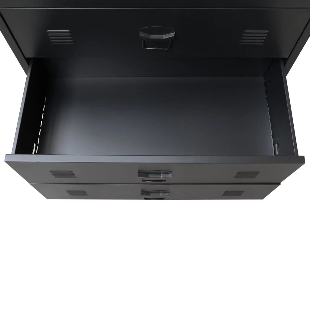 MABOTO Chest of Drawers Metal Industrial Style 30.7