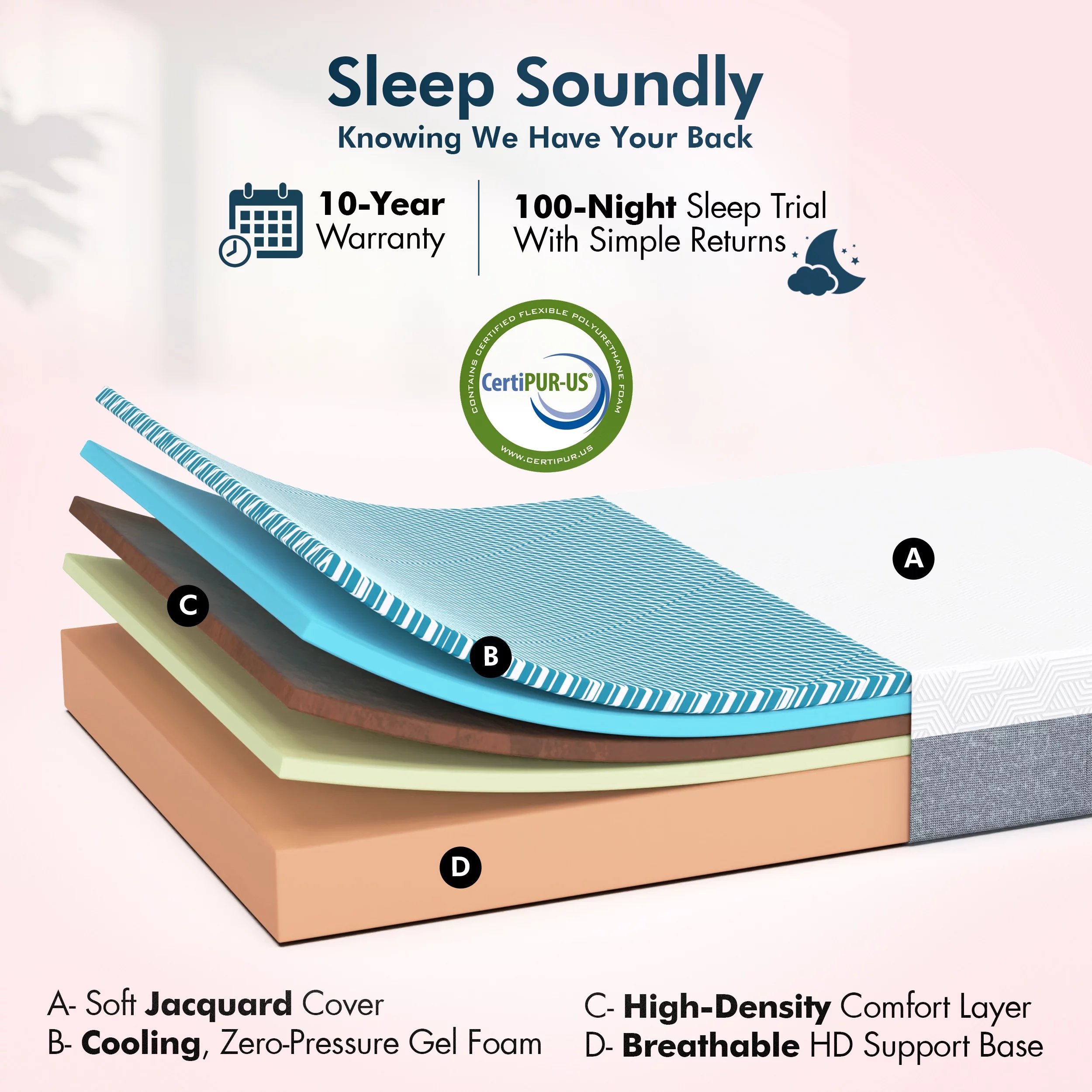 Renanim Adjustable Bed Frame with 14