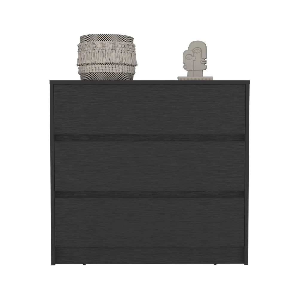 We Have Furniture Lewes 2 Piece Bedroom Set, Dresser + Armoire, Black Wengue Finish